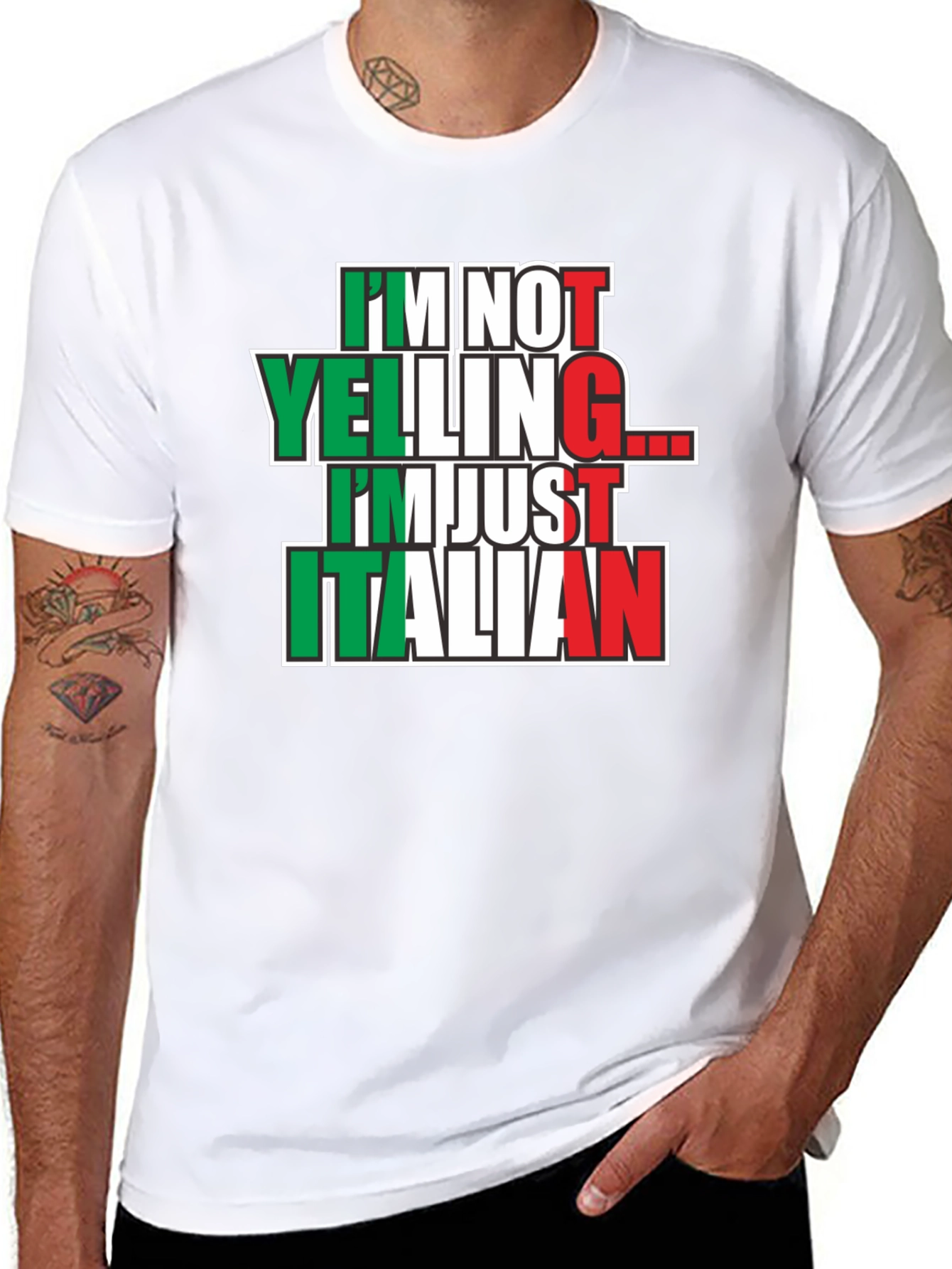 Im Not Yelling Im Just Italian T-Shirt