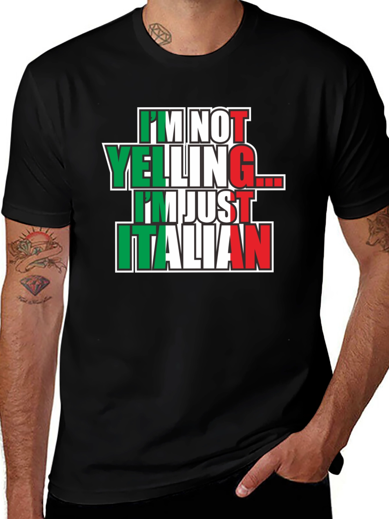 Im Not Yelling Im Just Italian T-Shirt