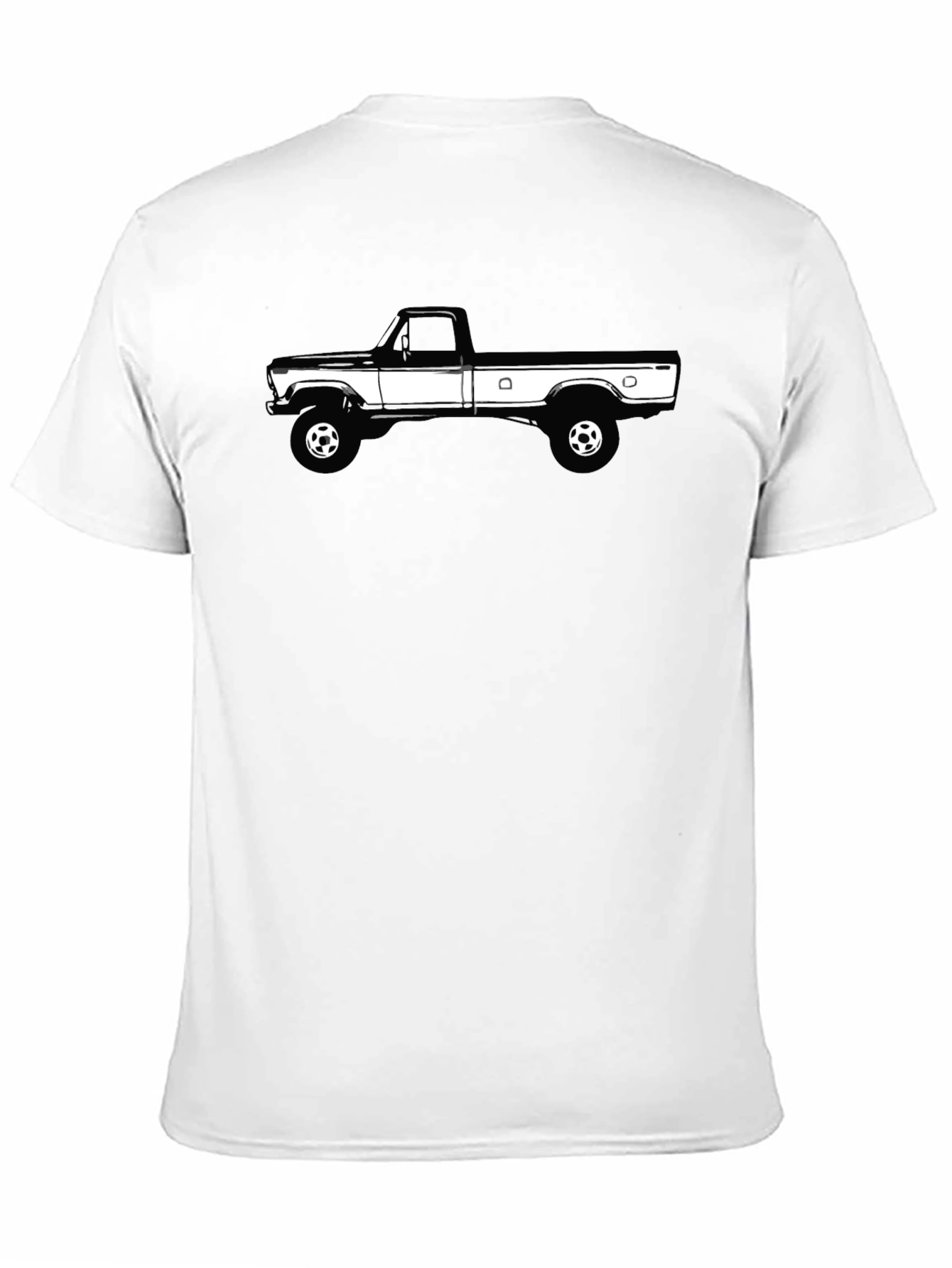Black Truck Graphic T-Shirt for Men