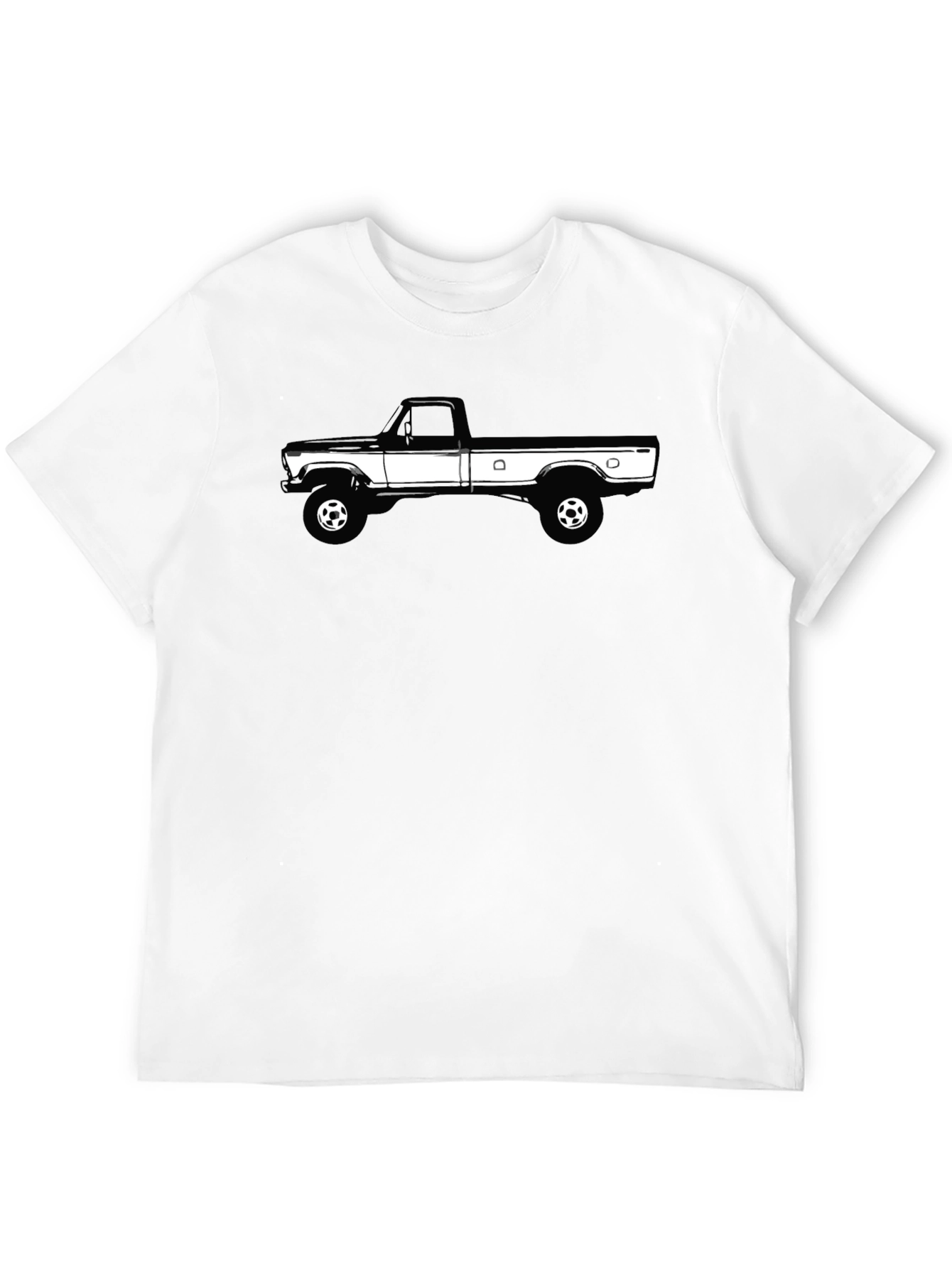 Black Truck Graphic T-Shirt for Men