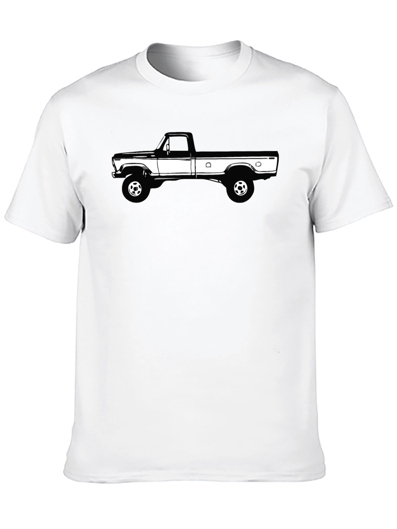 Black Truck Graphic T-Shirt for Men