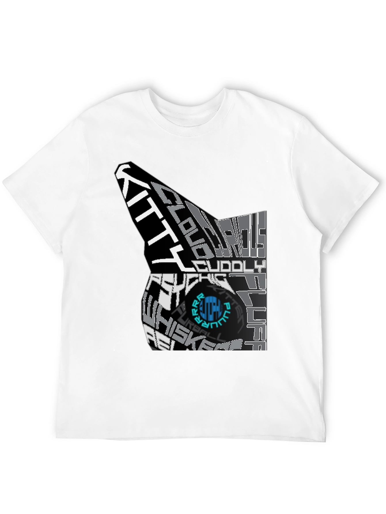 Cool Cat Typography T-Shirt