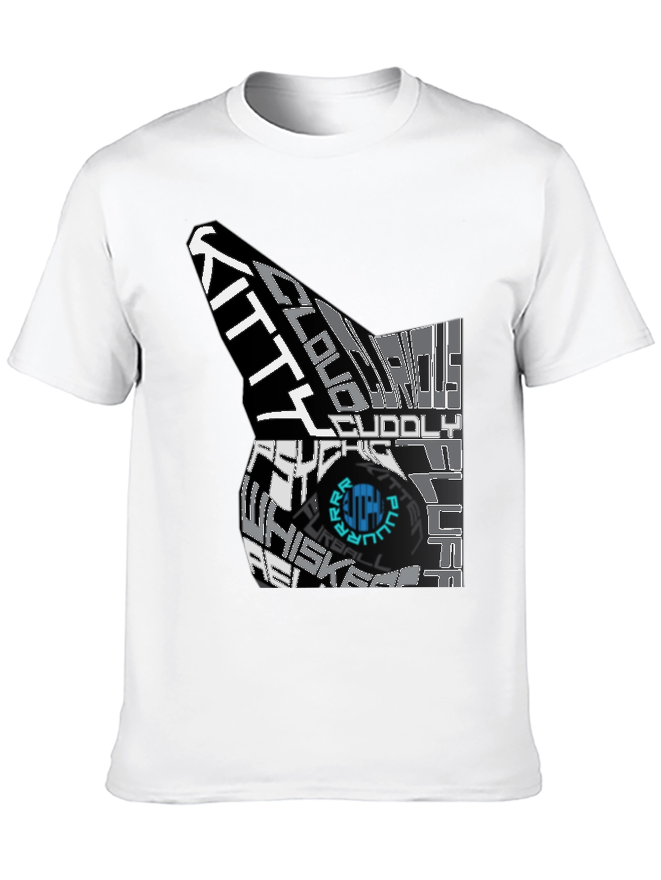 Cool Cat Typography T-Shirt