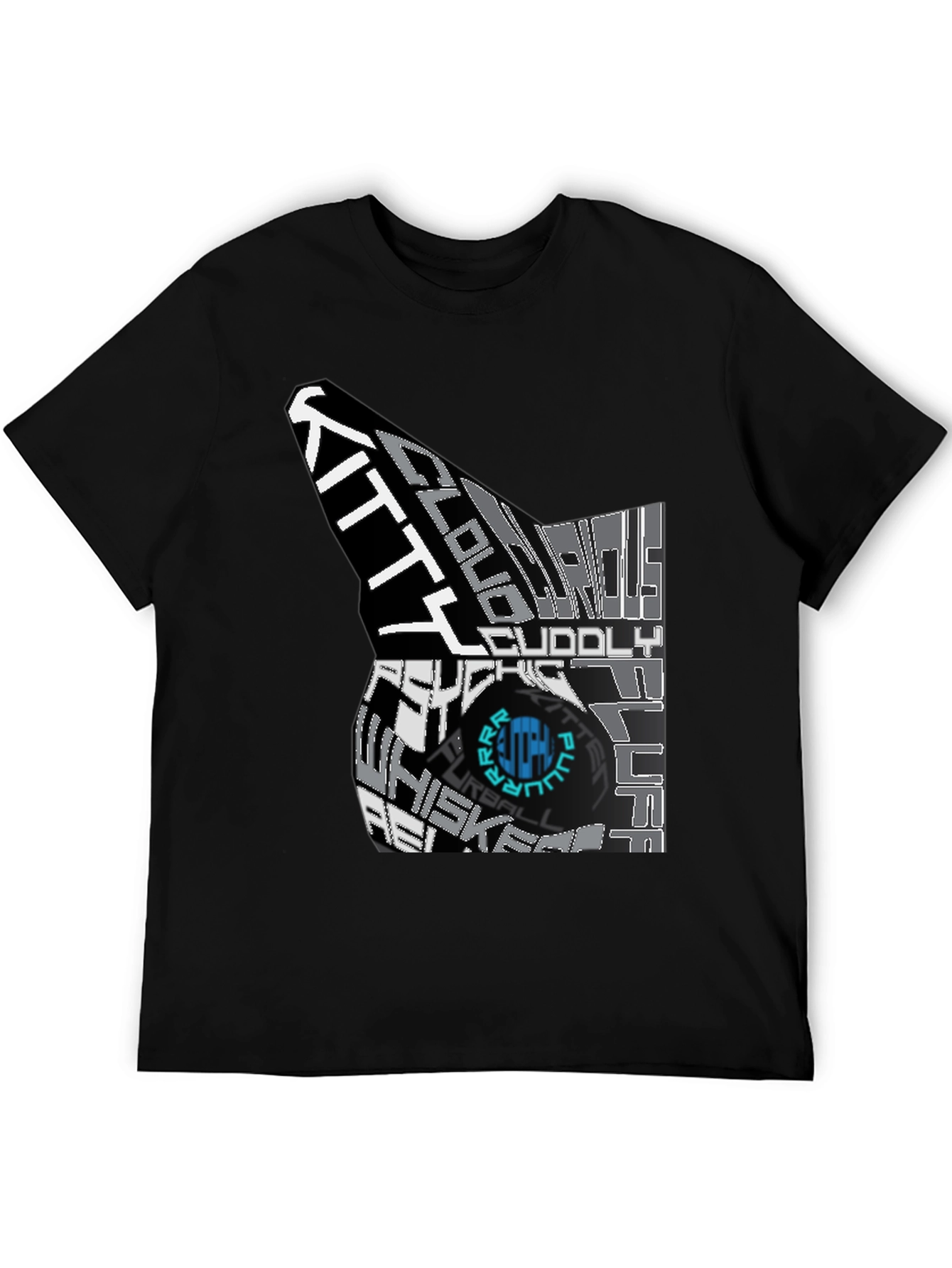 Cool Cat Typography T-Shirt