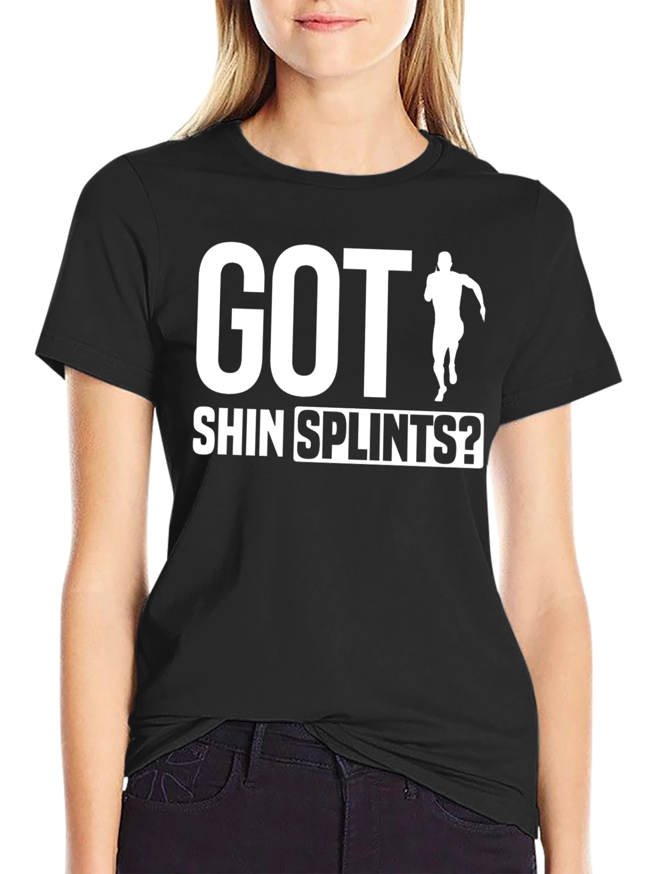 Got Shin Splints? Funny Running Graphic T-Shirt