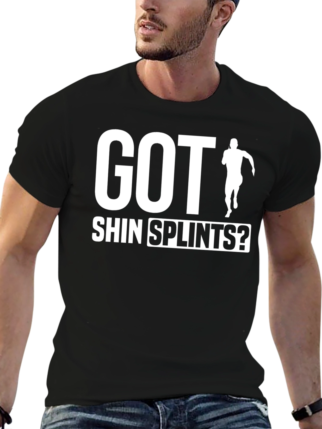 Got Shin Splints? Funny Running Graphic T-Shirt