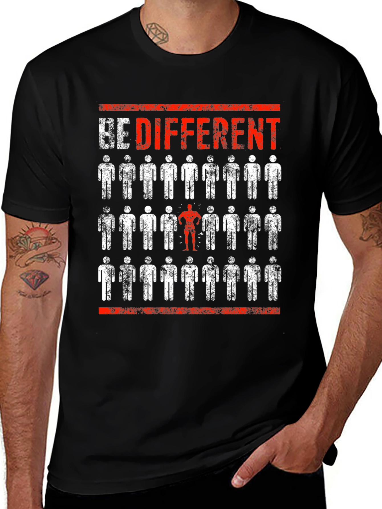 Be Different Graphic T-Shirt