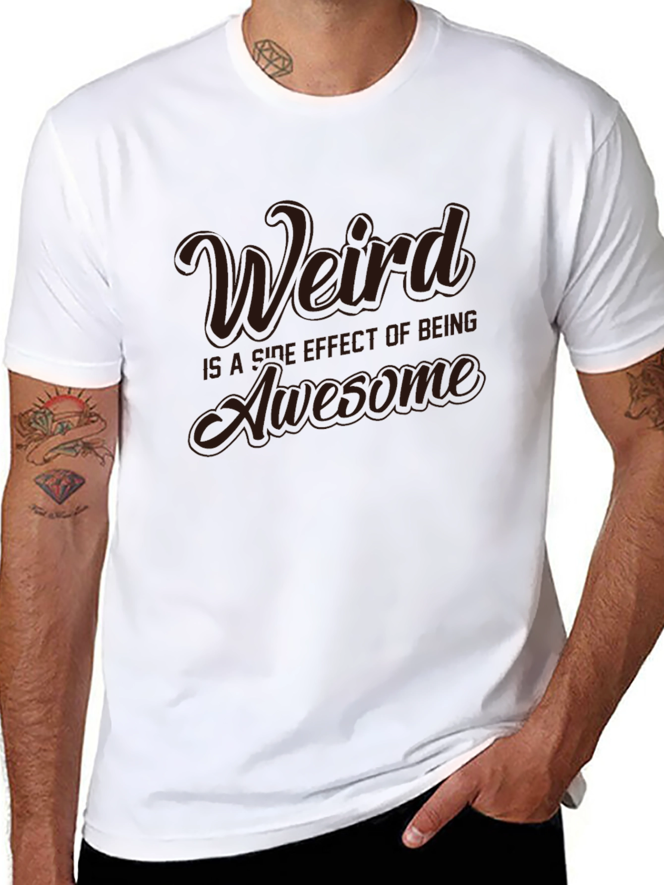 Weird is Awesome T-Shirt - Unique Graphic Tee