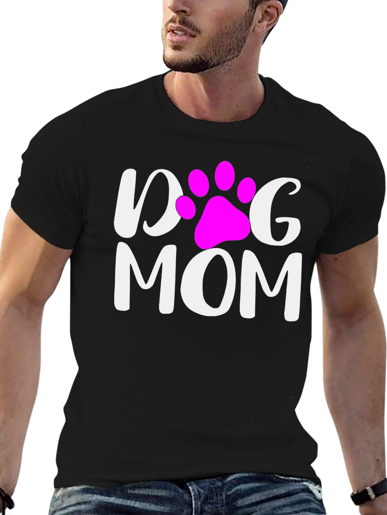 Dog Mom Graphic T-Shirt