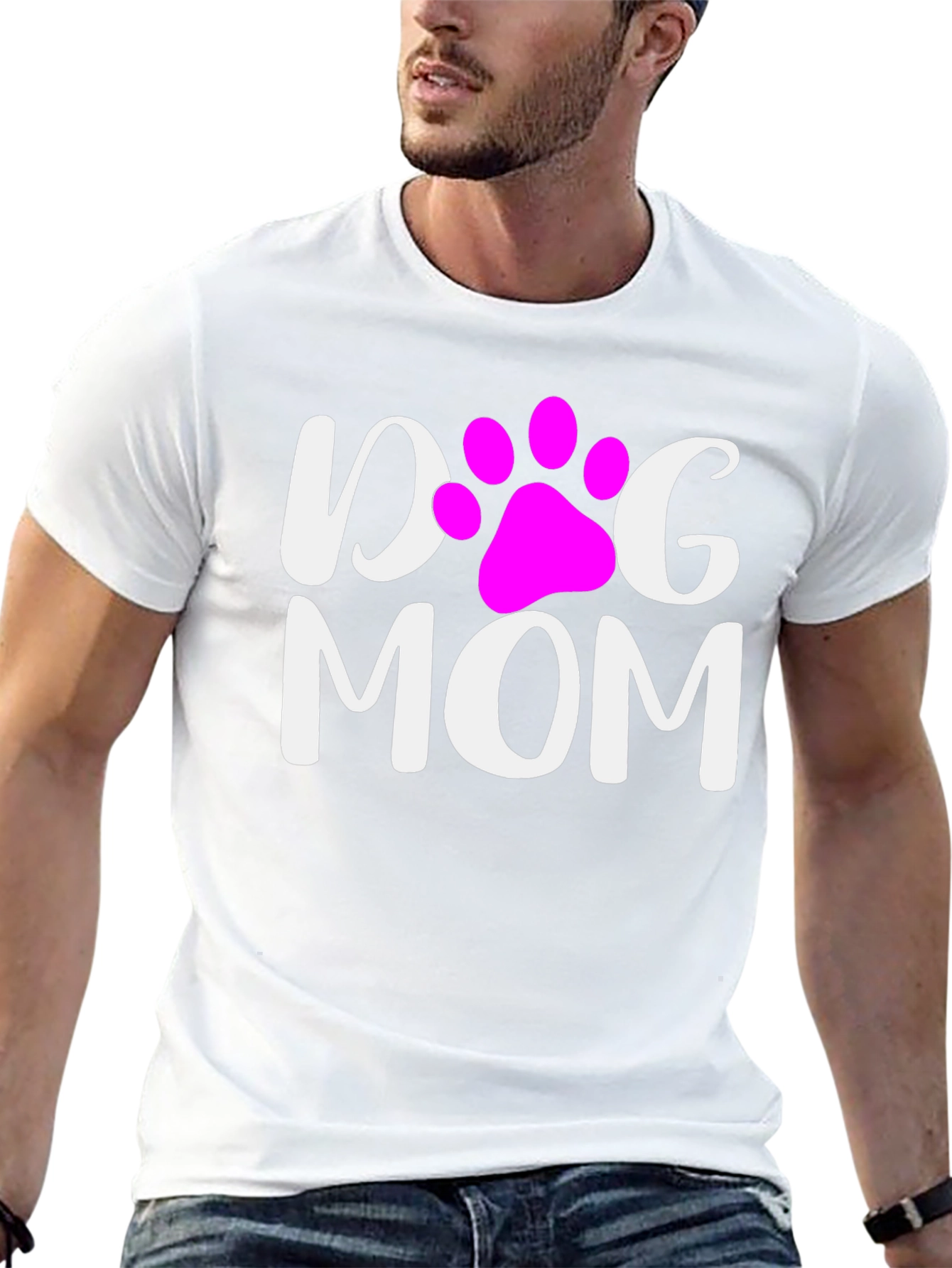 Dog Mom Graphic T-Shirt