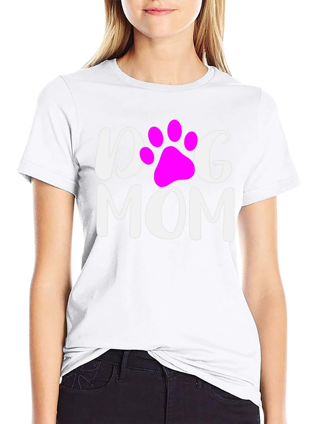 Dog Mom Graphic T-Shirt