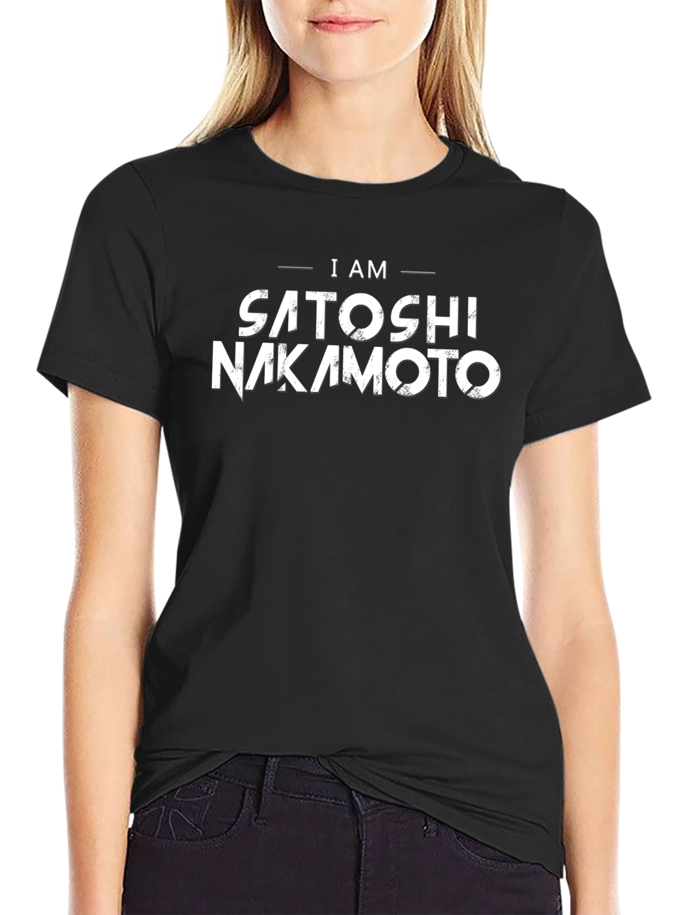 I am Satoshi Nakamoto Black T-Shirt