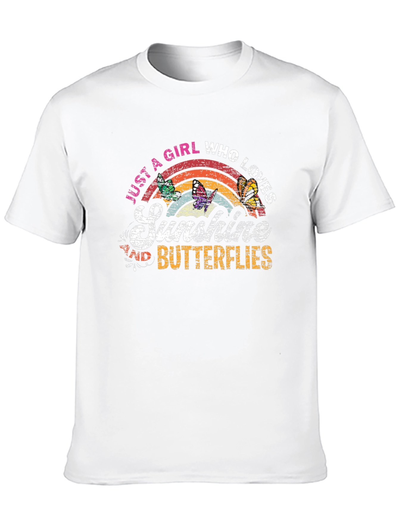 Sunshine and Butterflies Graphic T-Shirt