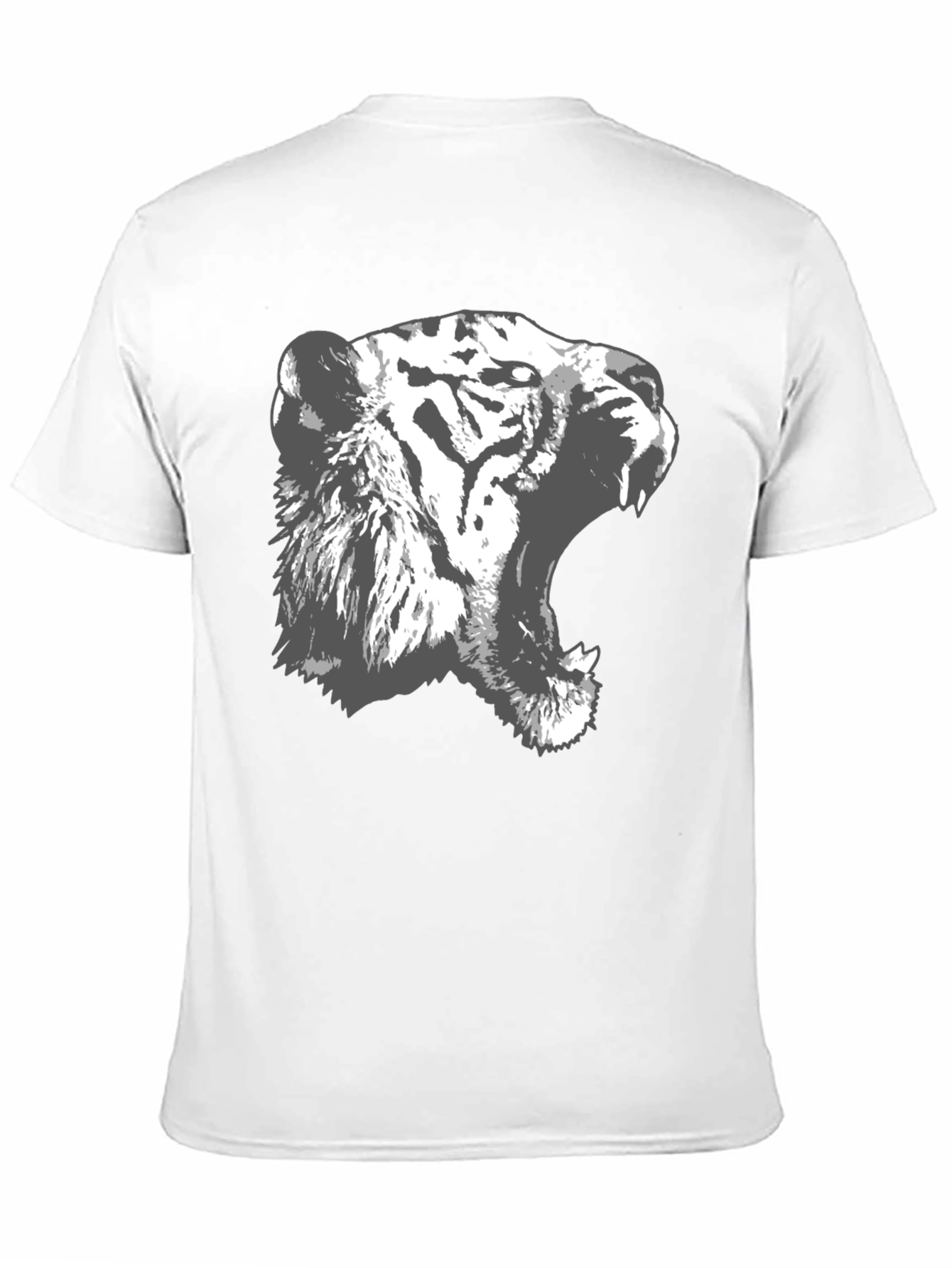 Roaring Tiger Graphic Black T-Shirt
