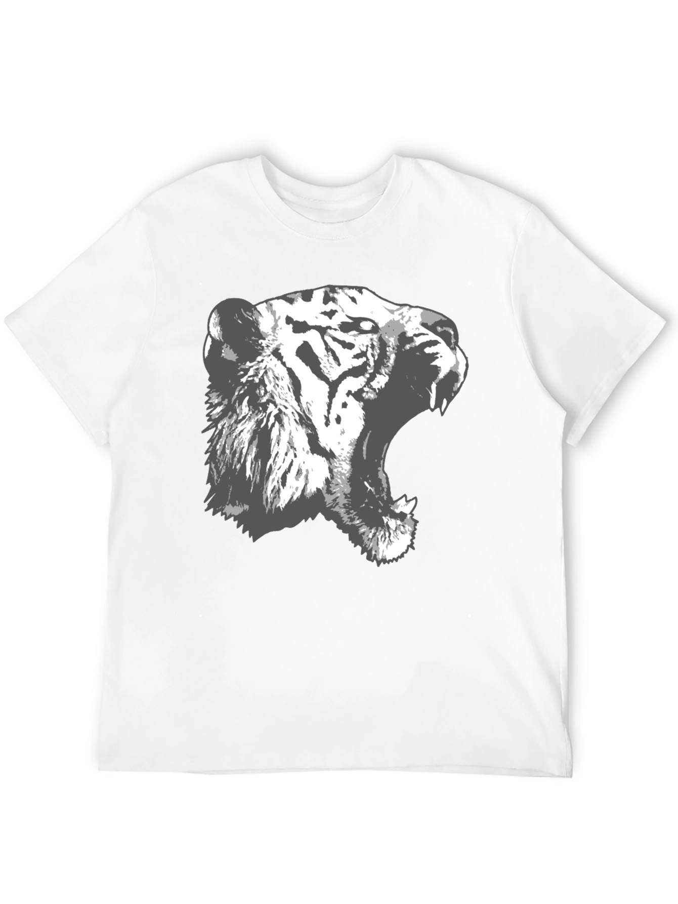Roaring Tiger Graphic Black T-Shirt