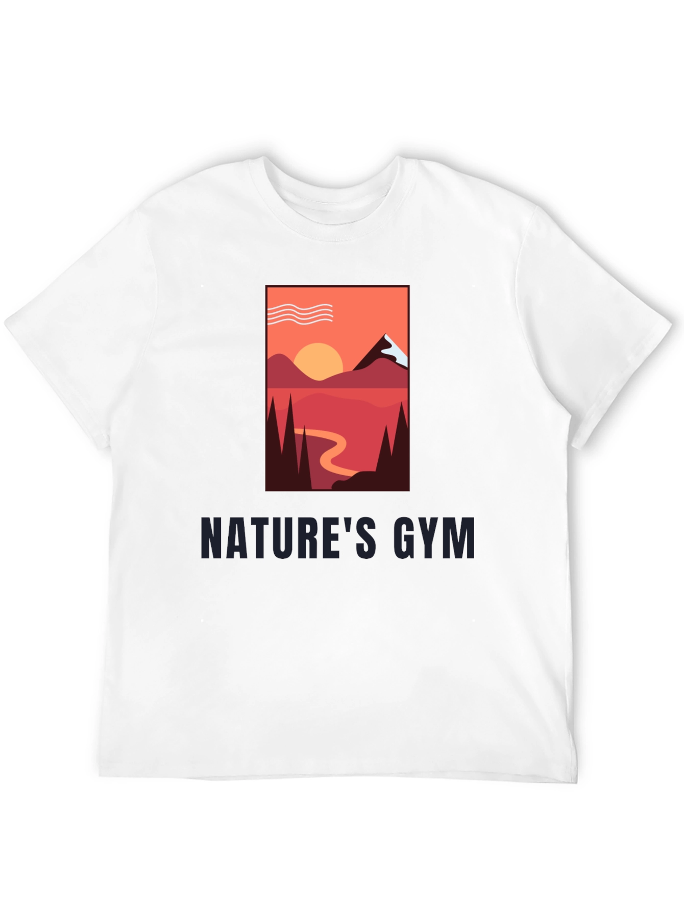 Natures Gym Graphic Tee - Outdoor Adventure Shirt