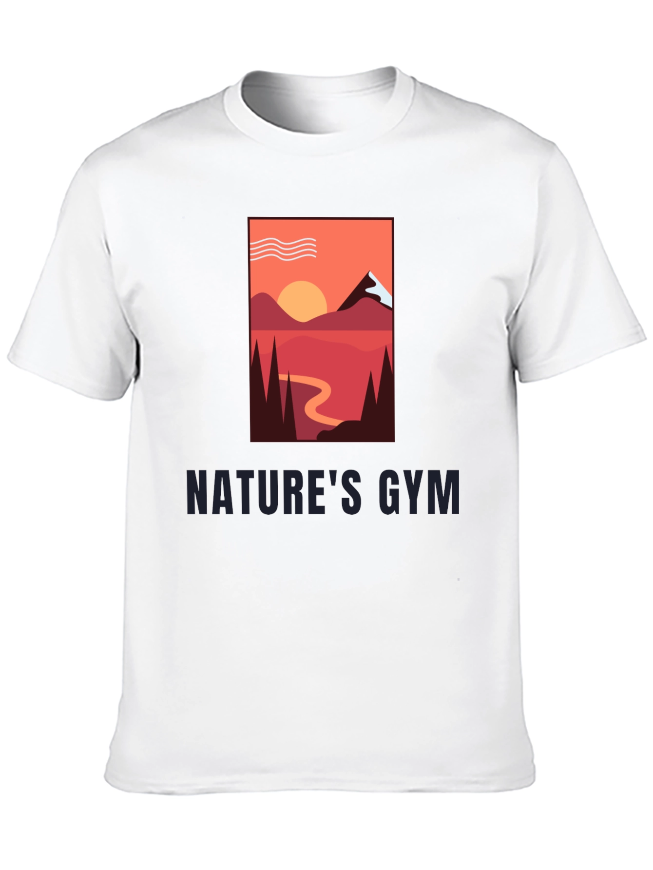 Natures Gym Graphic Tee - Outdoor Adventure Shirt