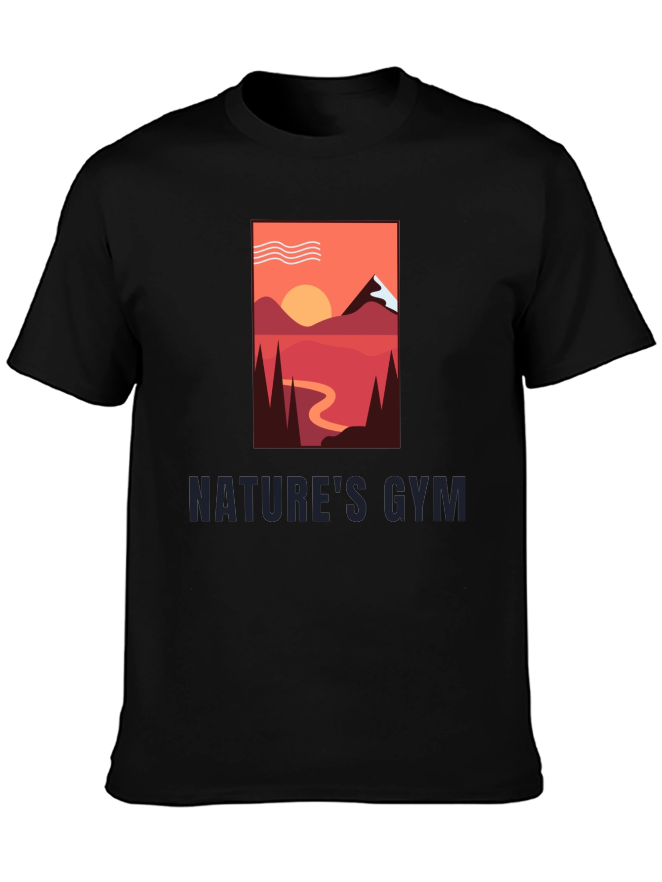 Natures Gym Graphic Tee - Outdoor Adventure Shirt