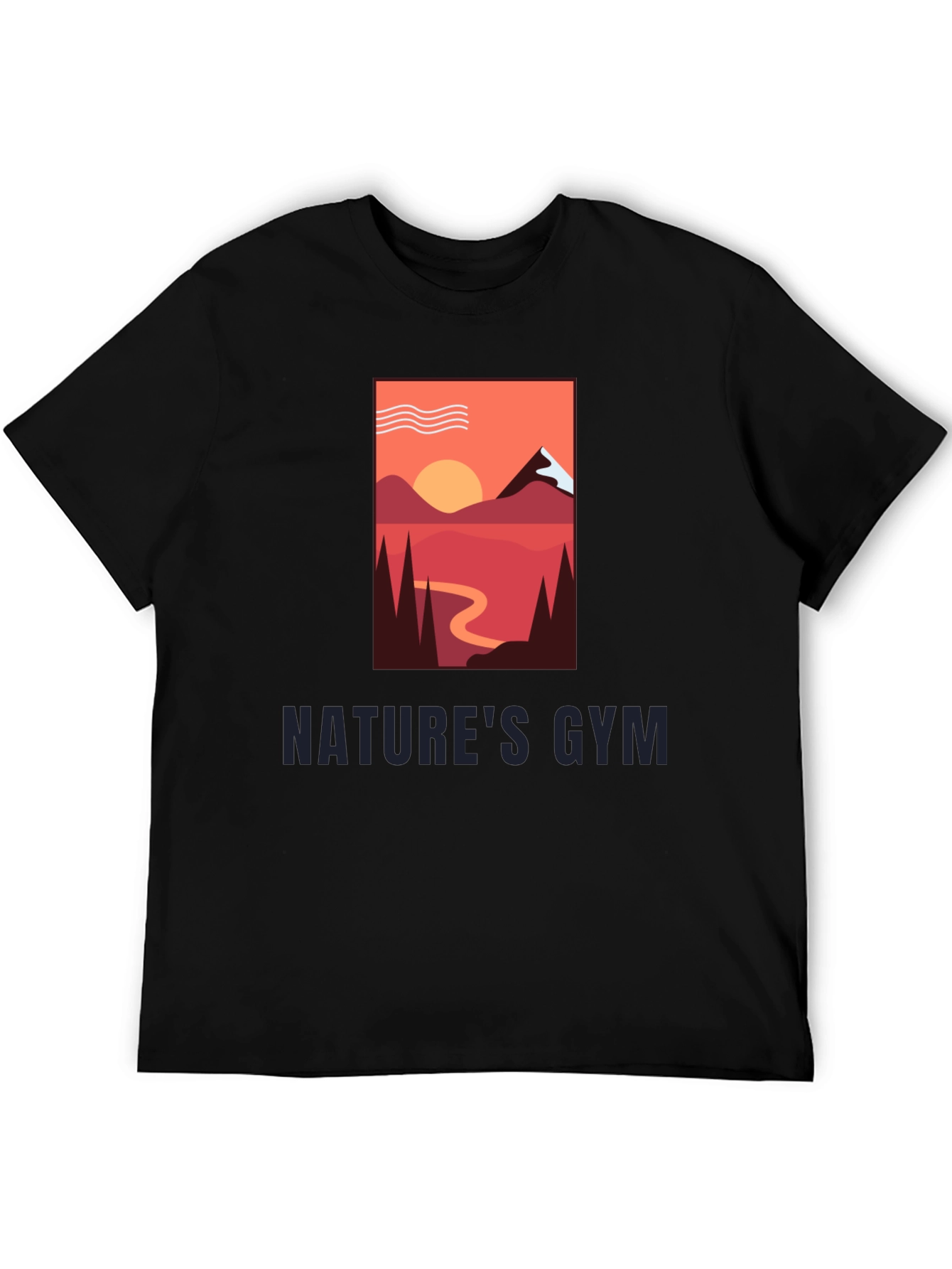 Natures Gym Graphic Tee - Outdoor Adventure Shirt