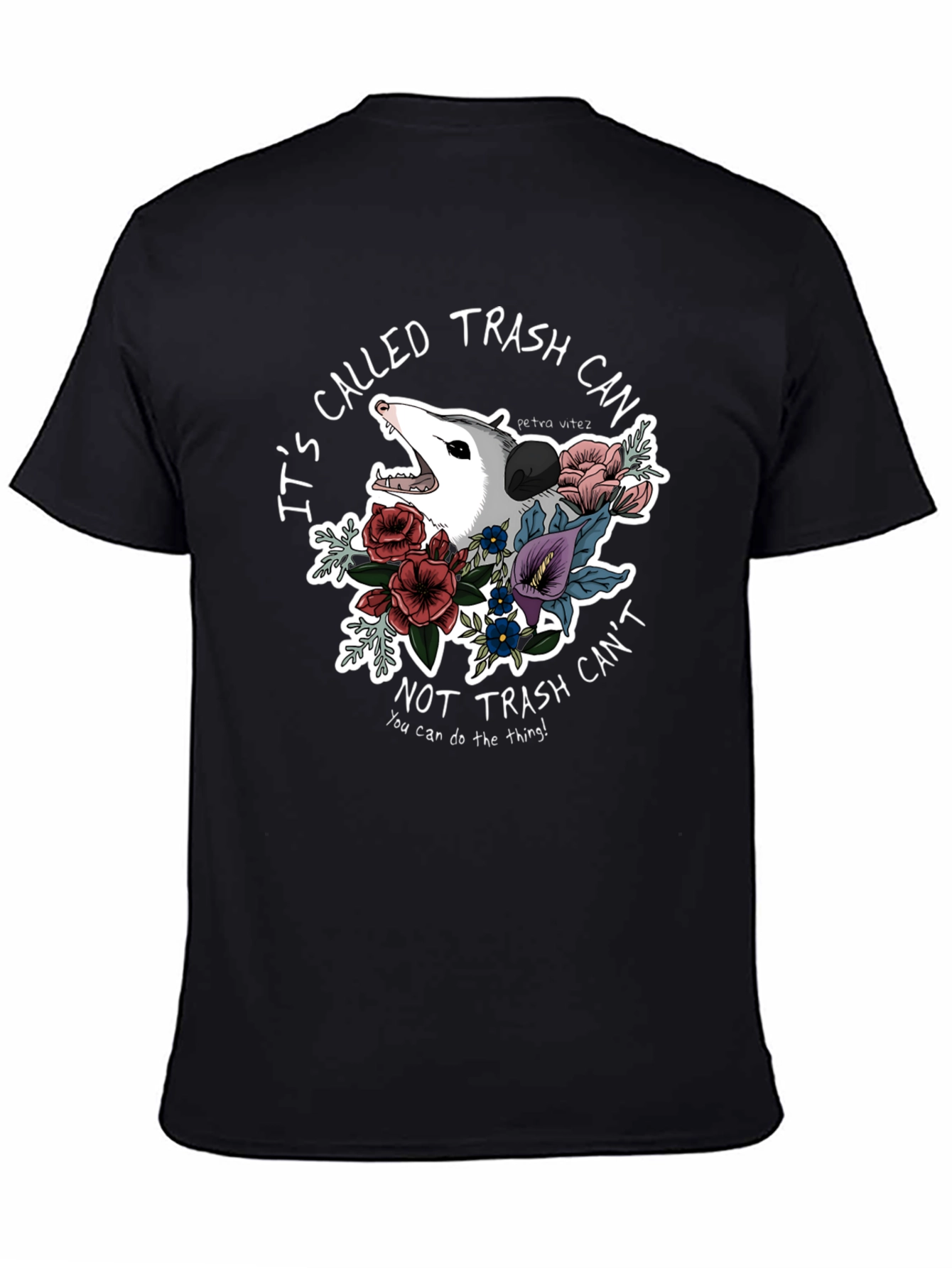 Trash Cant T-Shirt Opossum Graphic Tee