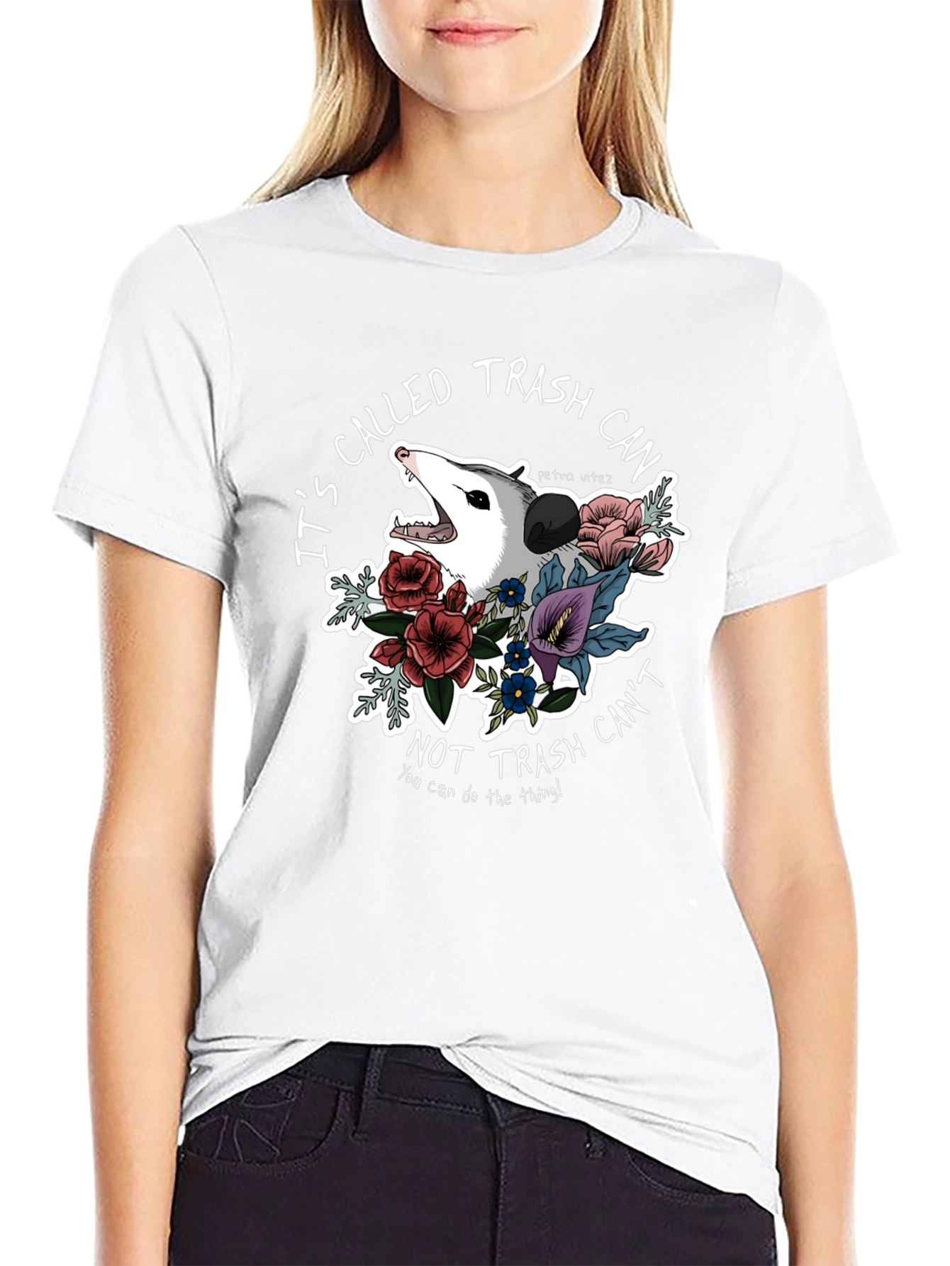 Trash Cant T-Shirt Opossum Graphic Tee