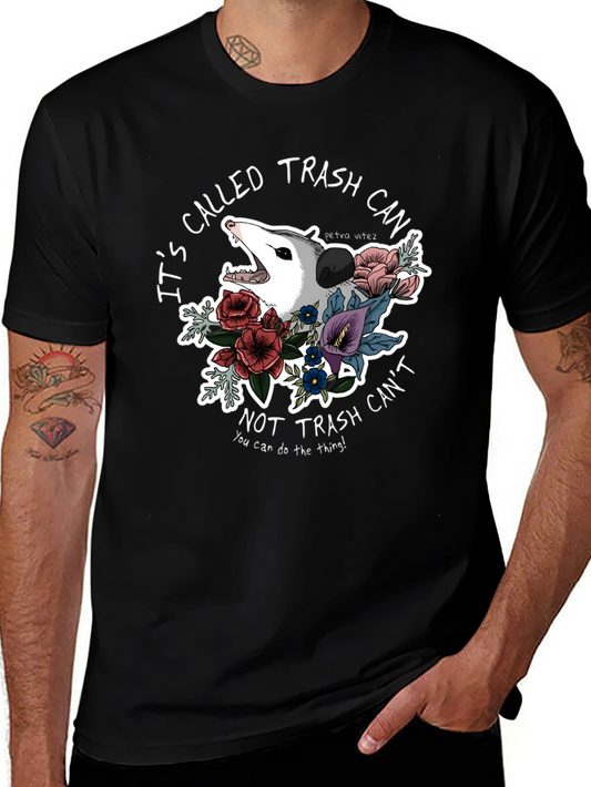 Trash Cant T-Shirt Opossum Graphic Tee