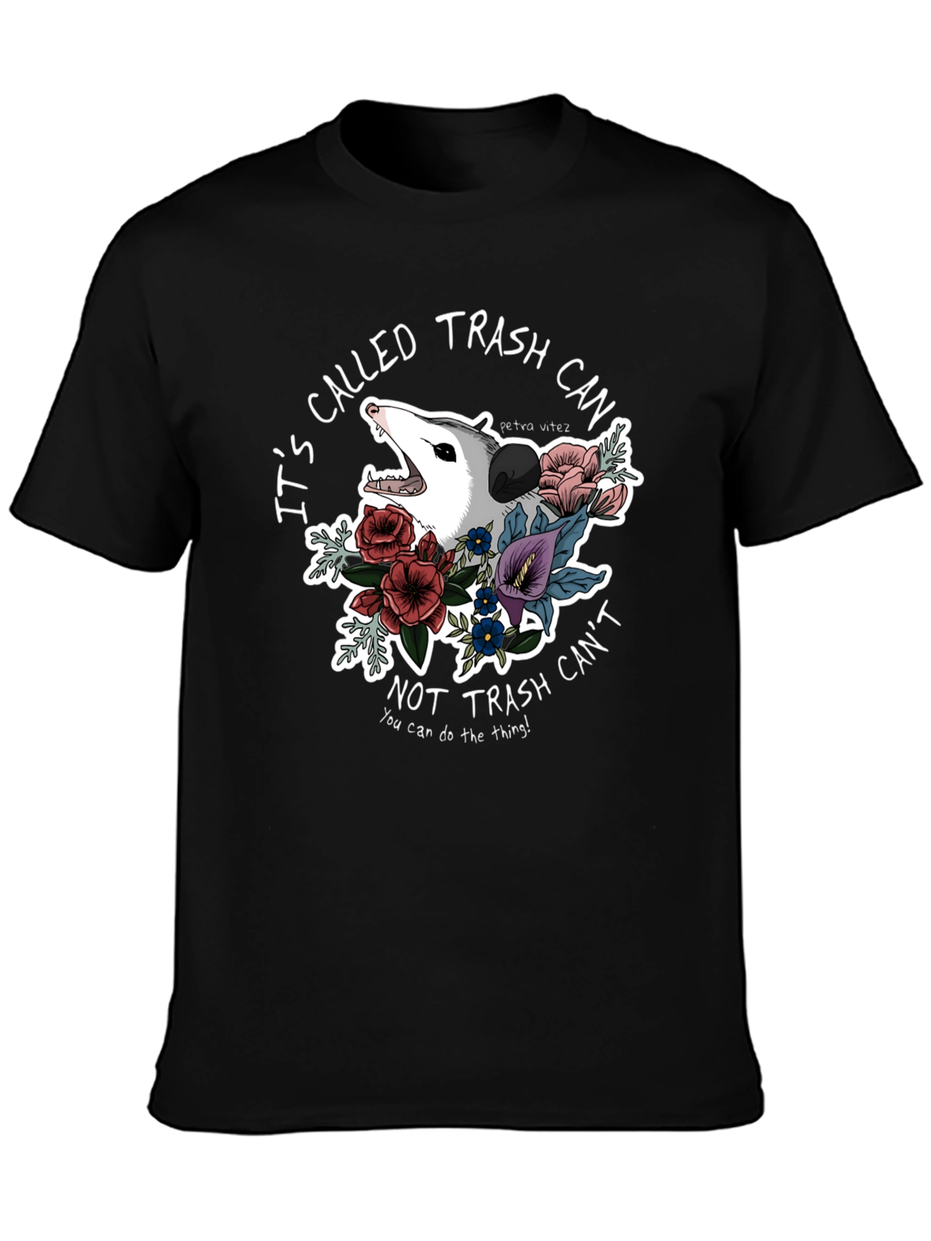 Trash Cant T-Shirt Opossum Graphic Tee
