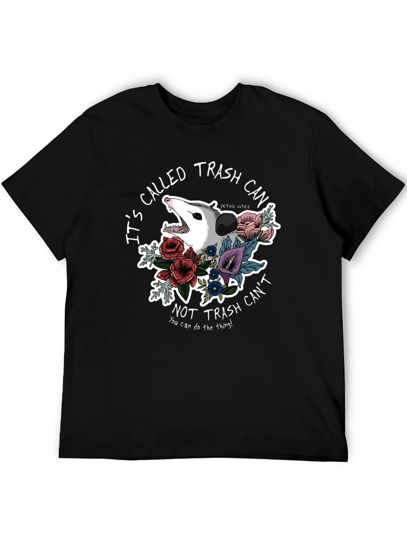Trash Cant T-Shirt Opossum Graphic Tee