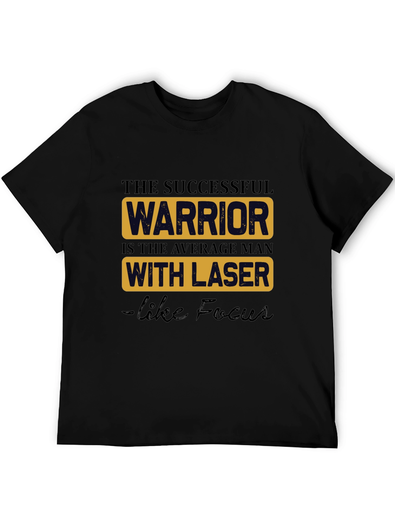 Successful Warrior Graphic Tee - Black