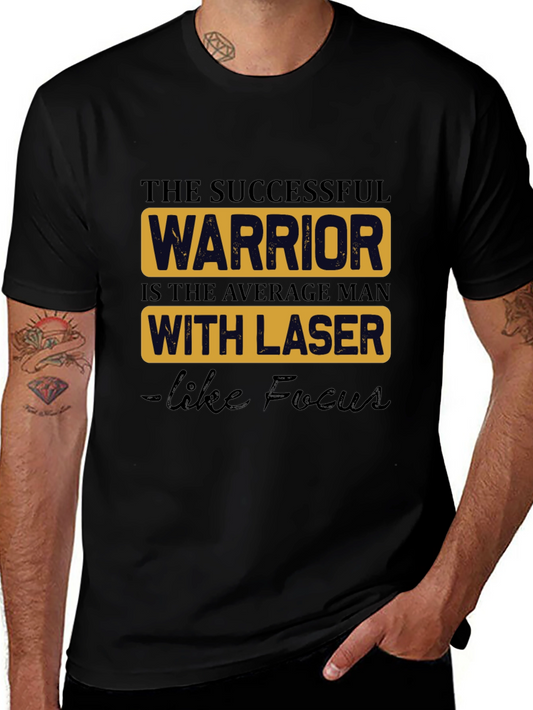 Successful Warrior Graphic Tee - Black