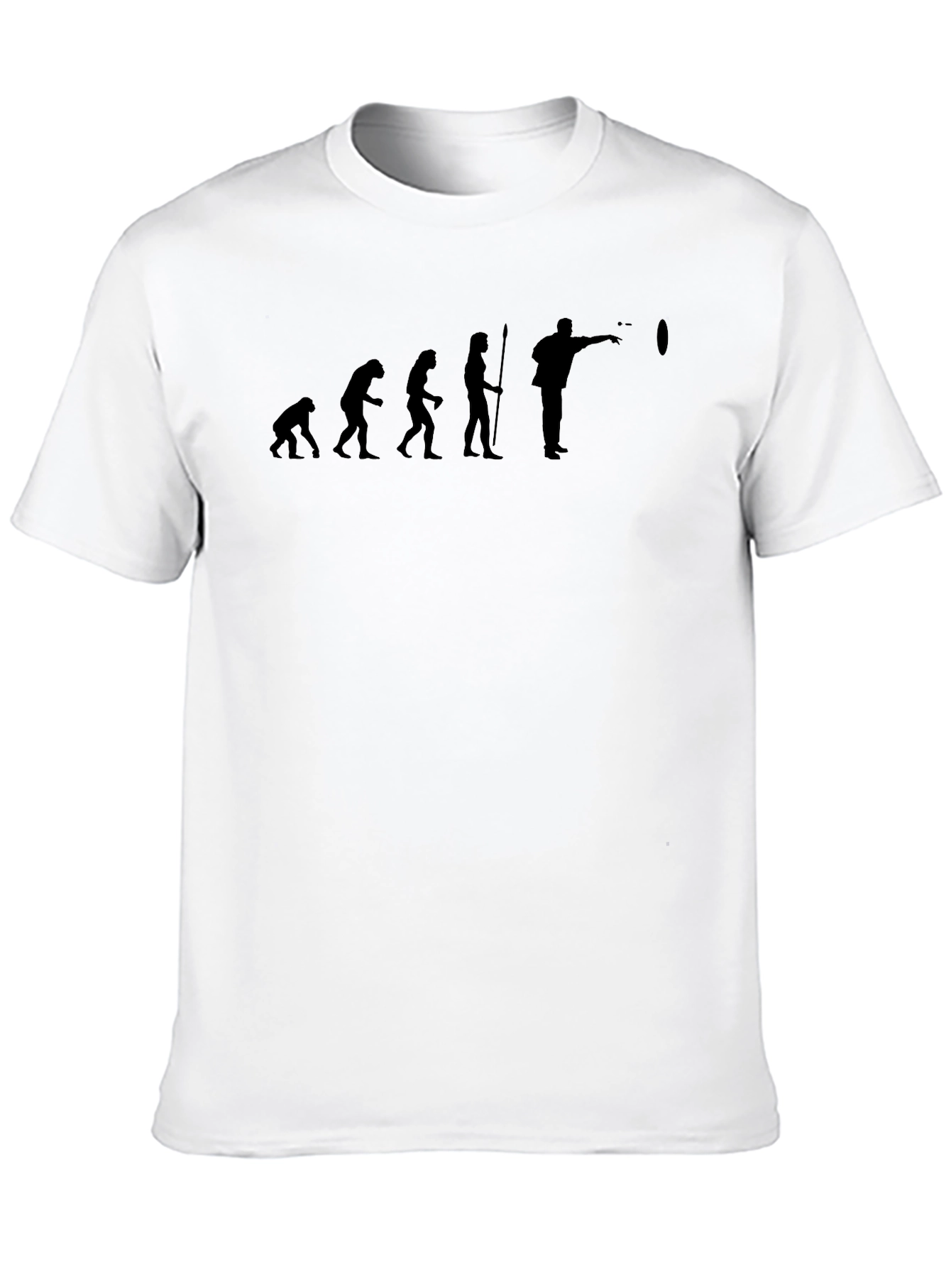 Evolution of Cornhole Black T-Shirt