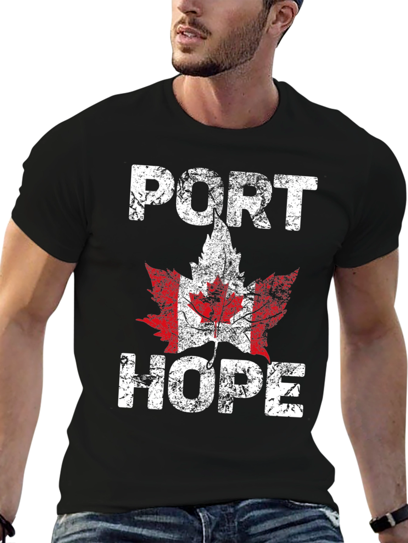 Port Hope Canada Maple Leaf T-Shirt