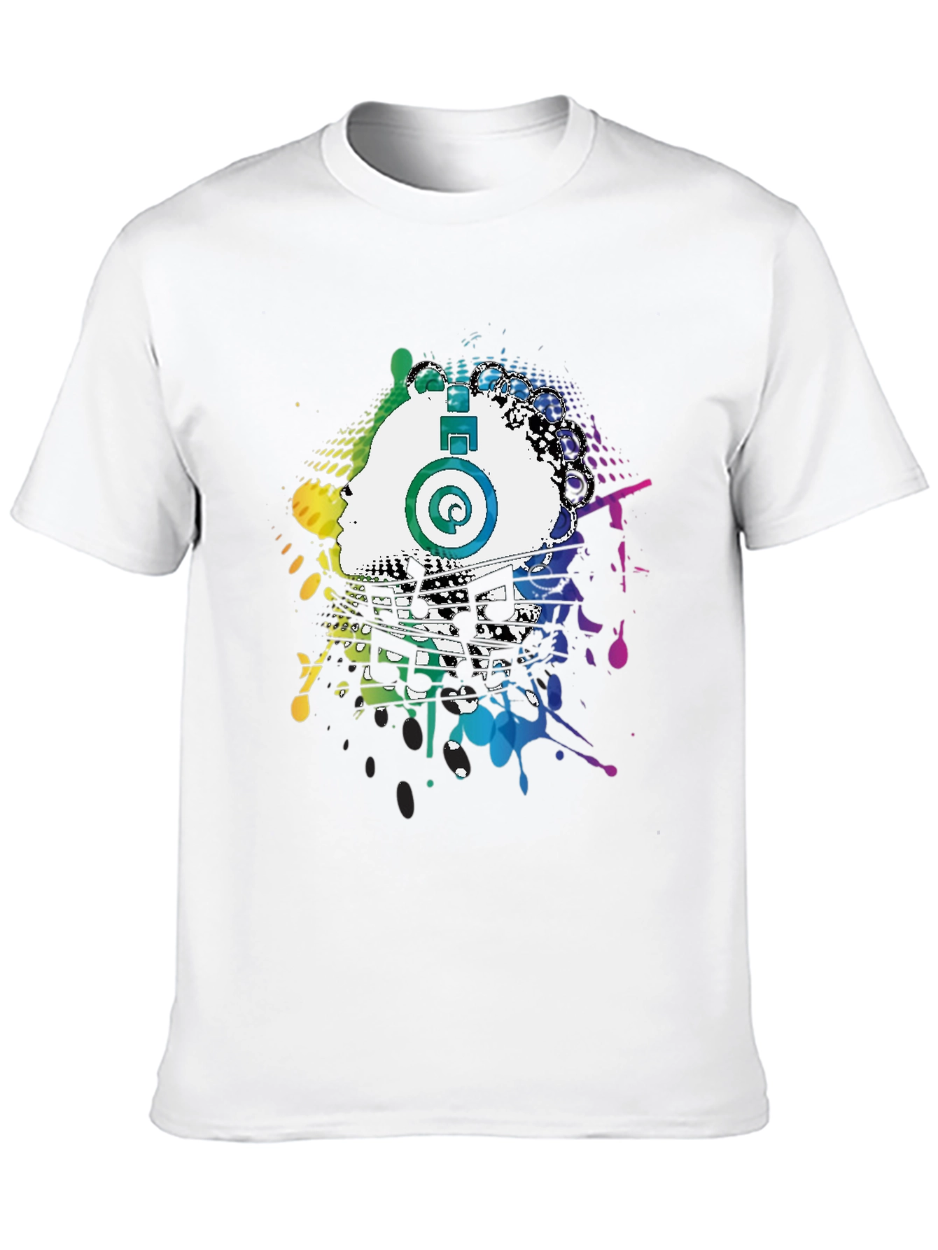 Colorful Music Splash Tee