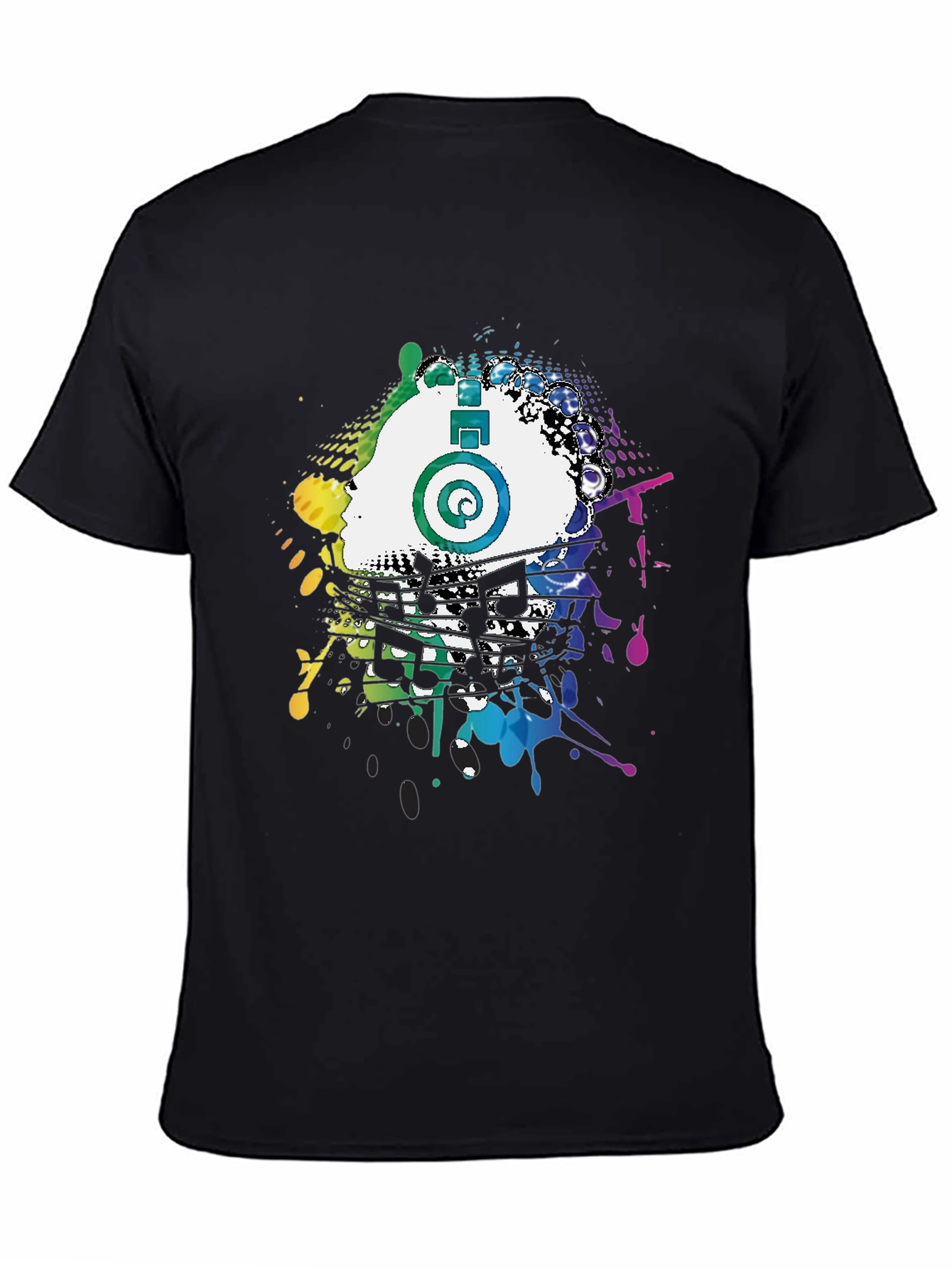 Colorful Music Splash Tee