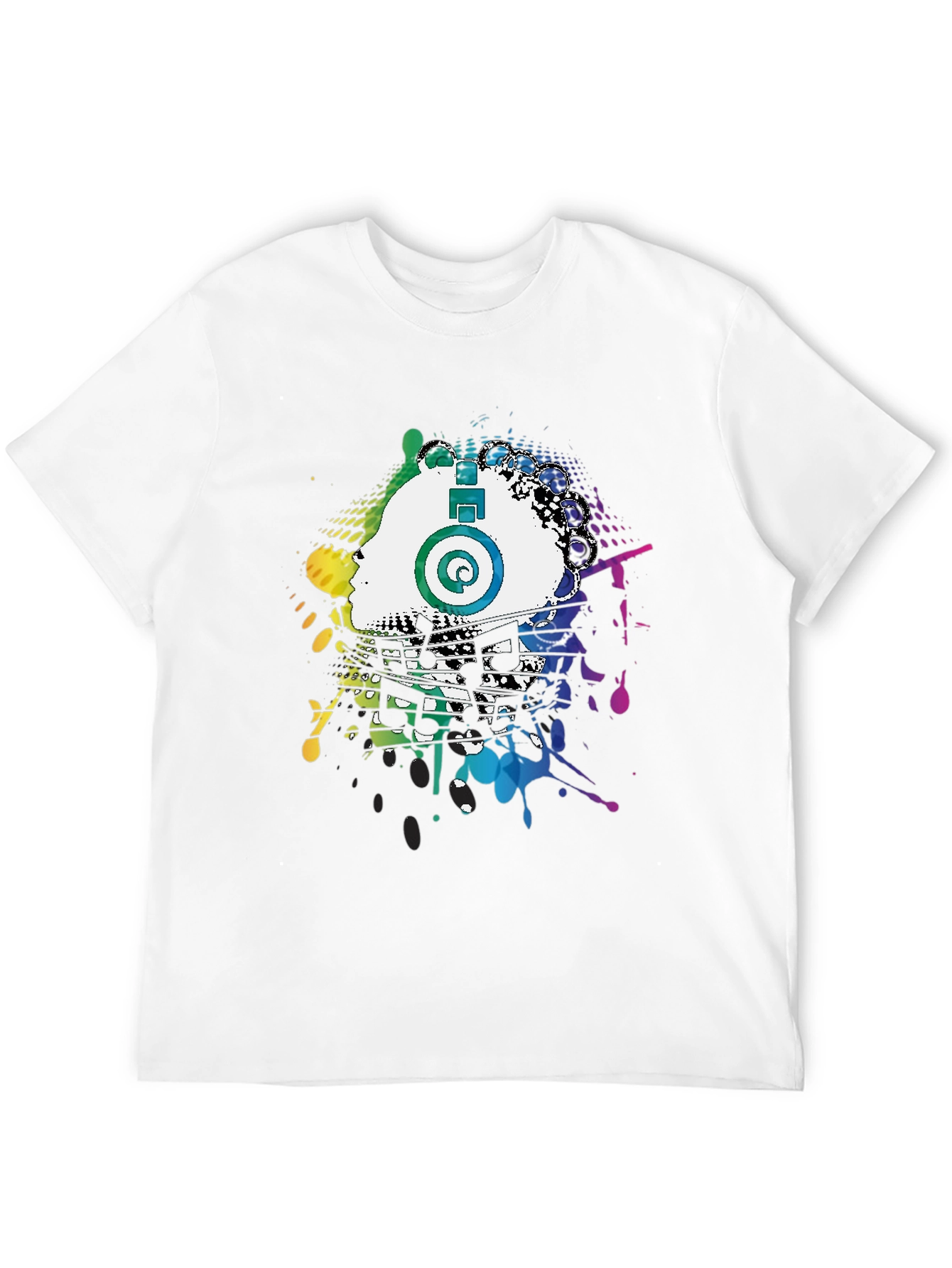 Colorful Music Splash Tee