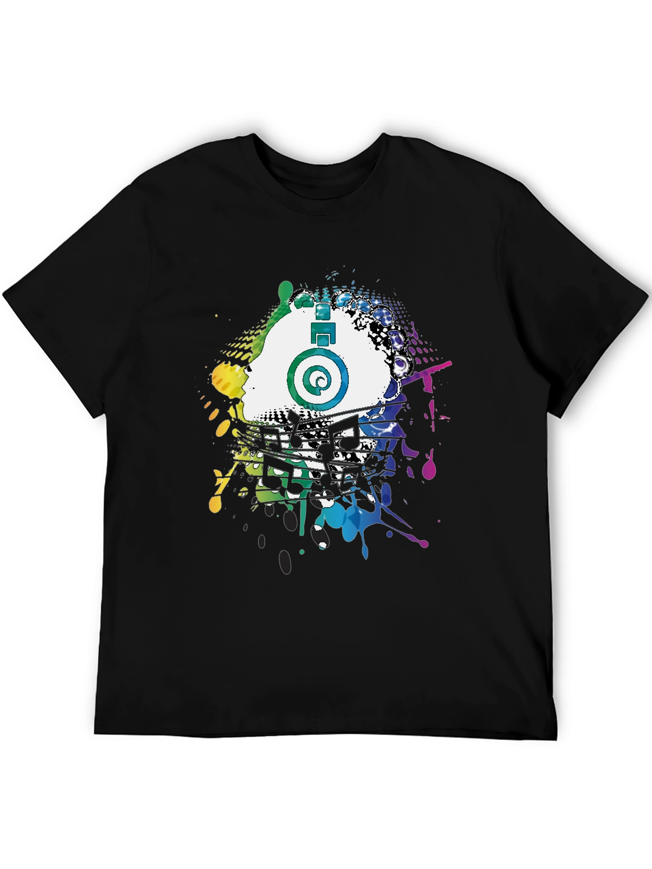 Colorful Music Splash Tee
