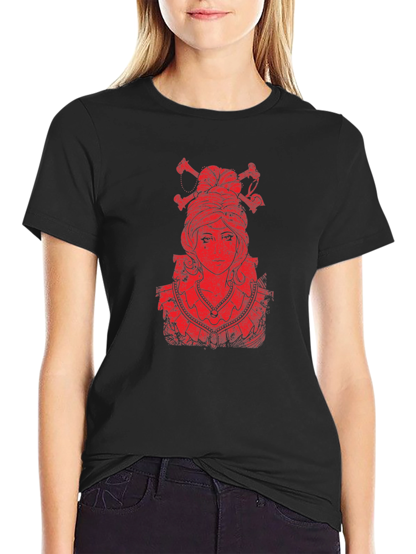 Edgy Red Graphic Tee