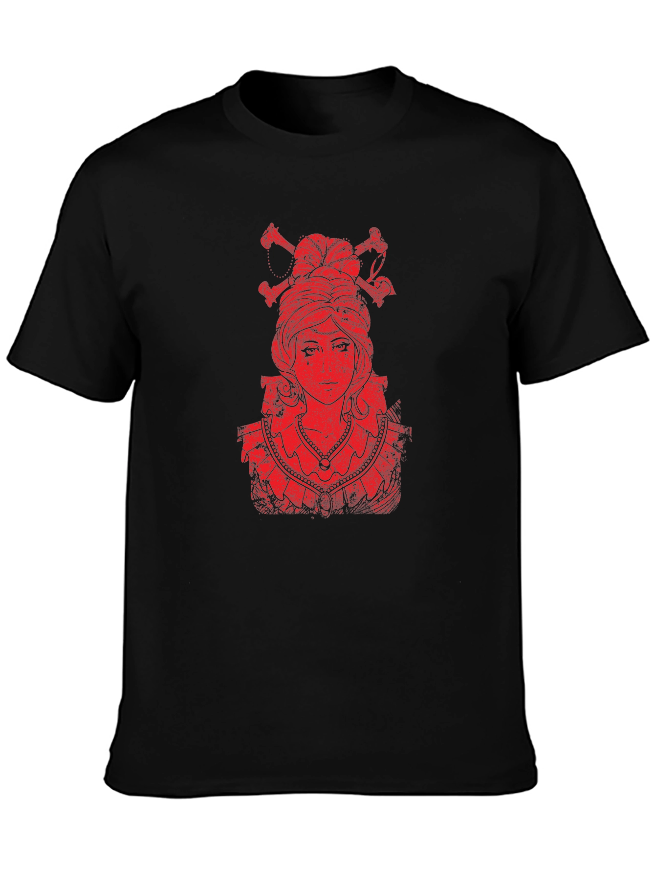Edgy Red Graphic Tee