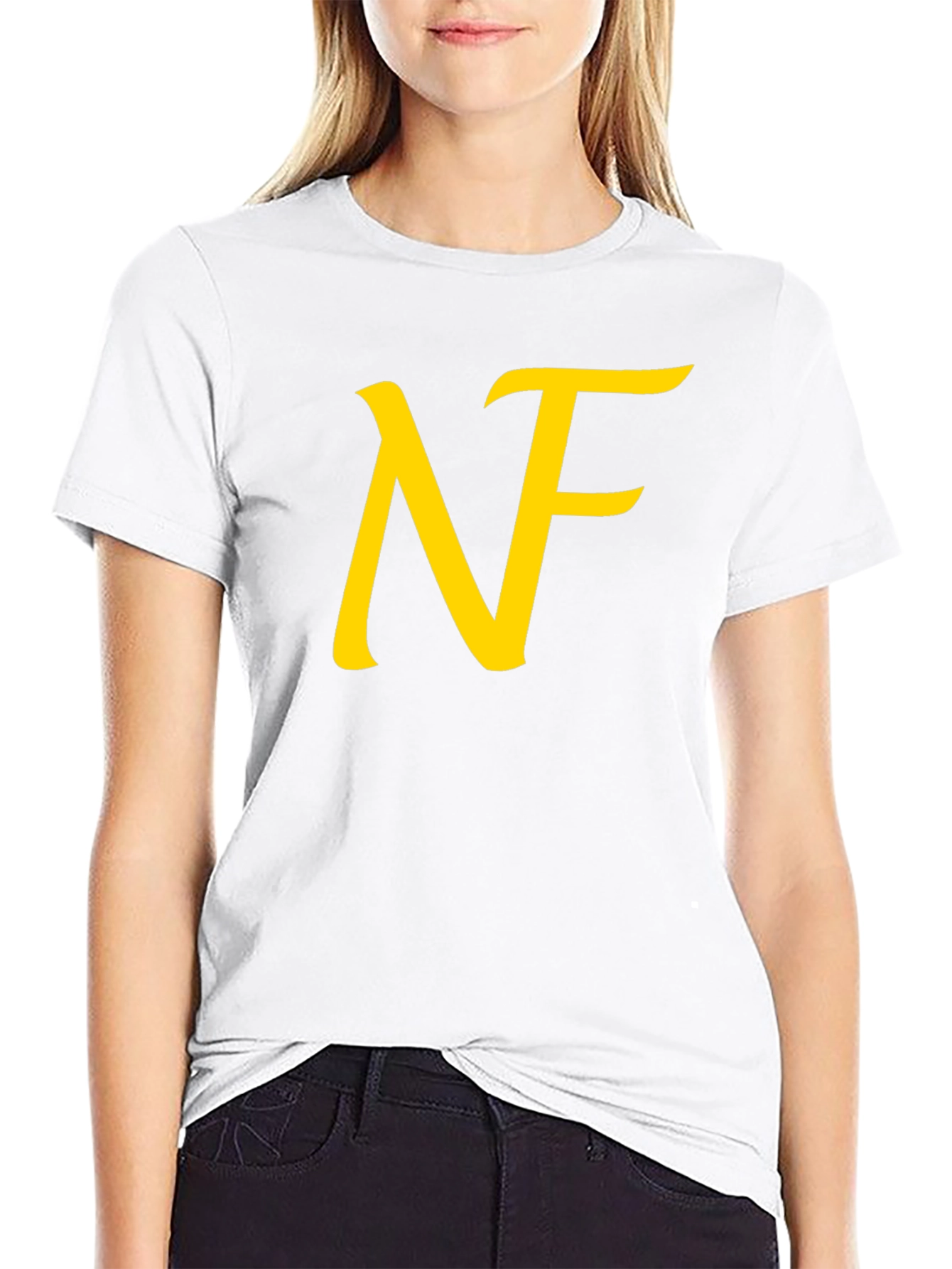 NF Logo Black T-Shirt - Stylish Graphic Tee