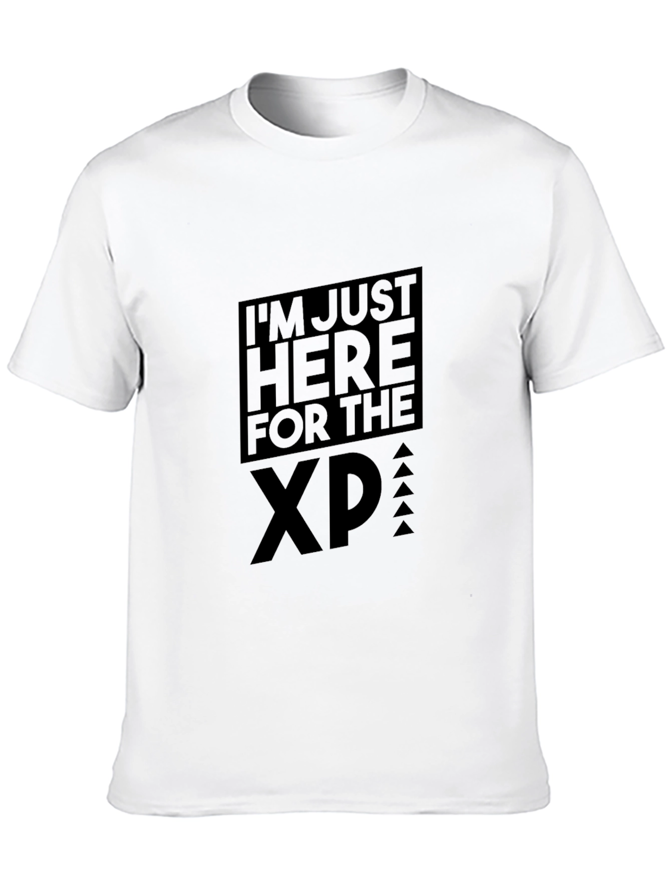 Im Just Here For The XP Black T-Shirt