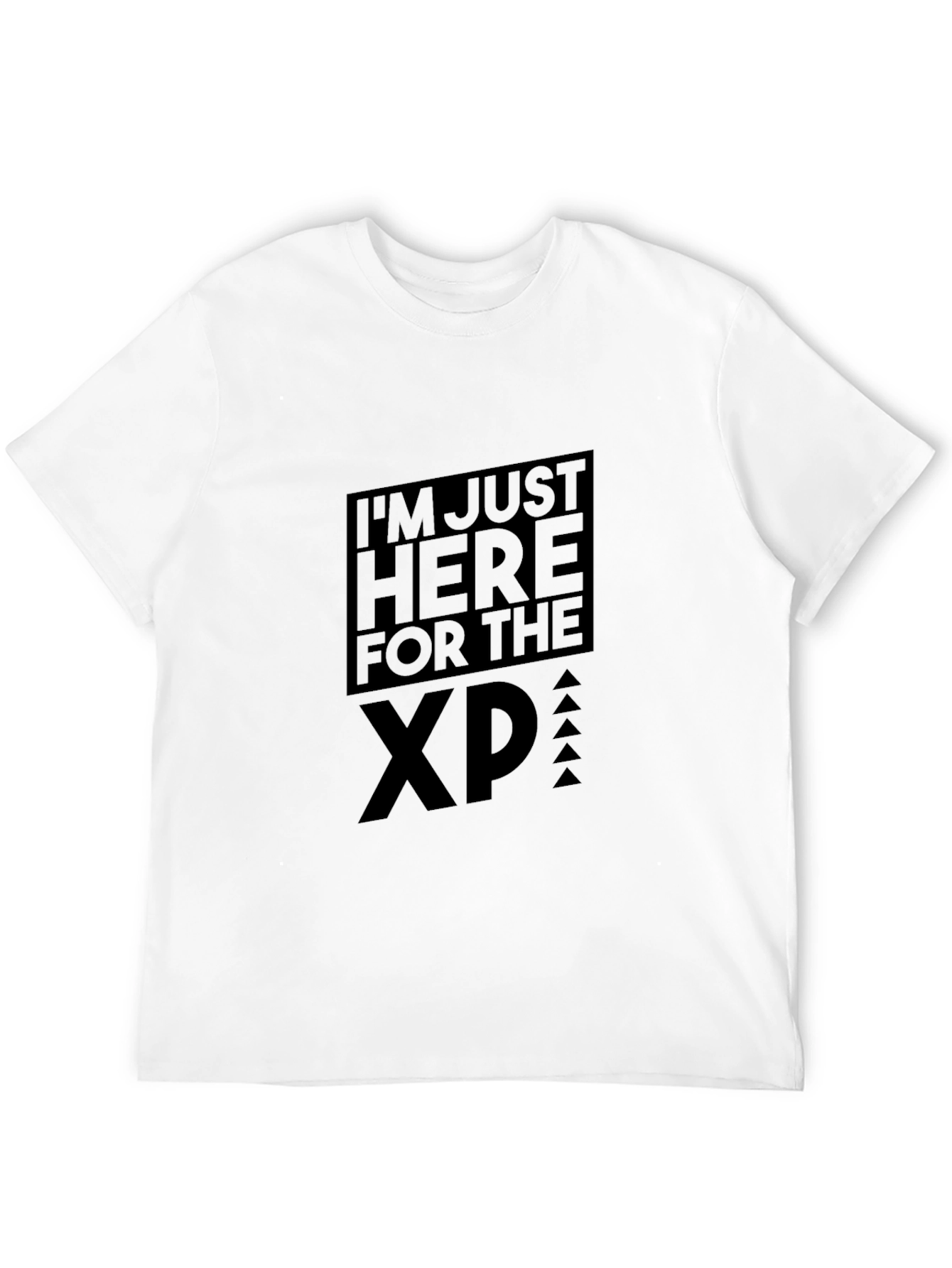 Im Just Here For The XP Black T-Shirt