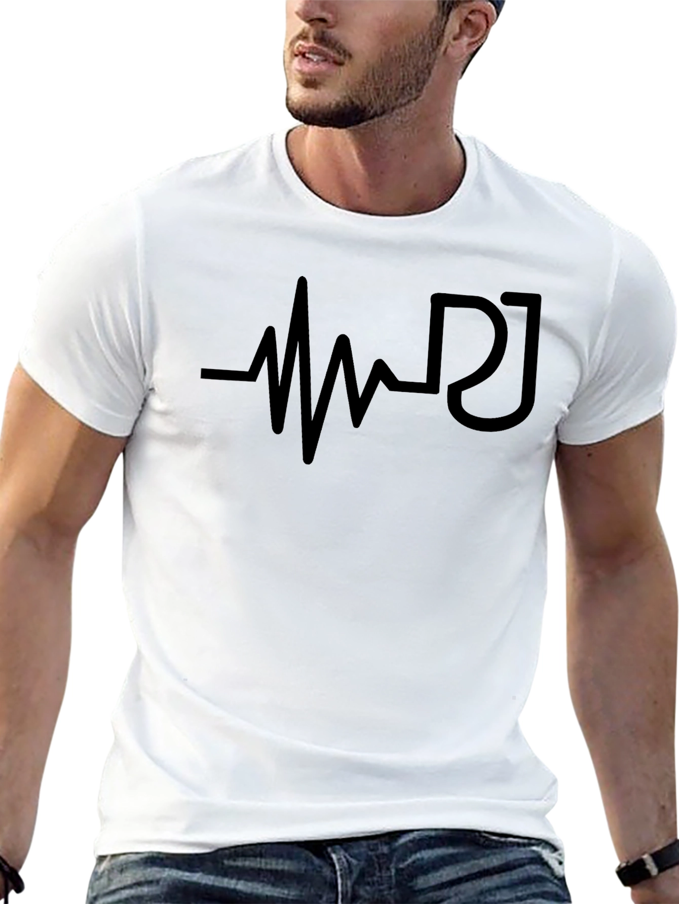 DJ Heartbeat T-Shirt - Music Lover Tee