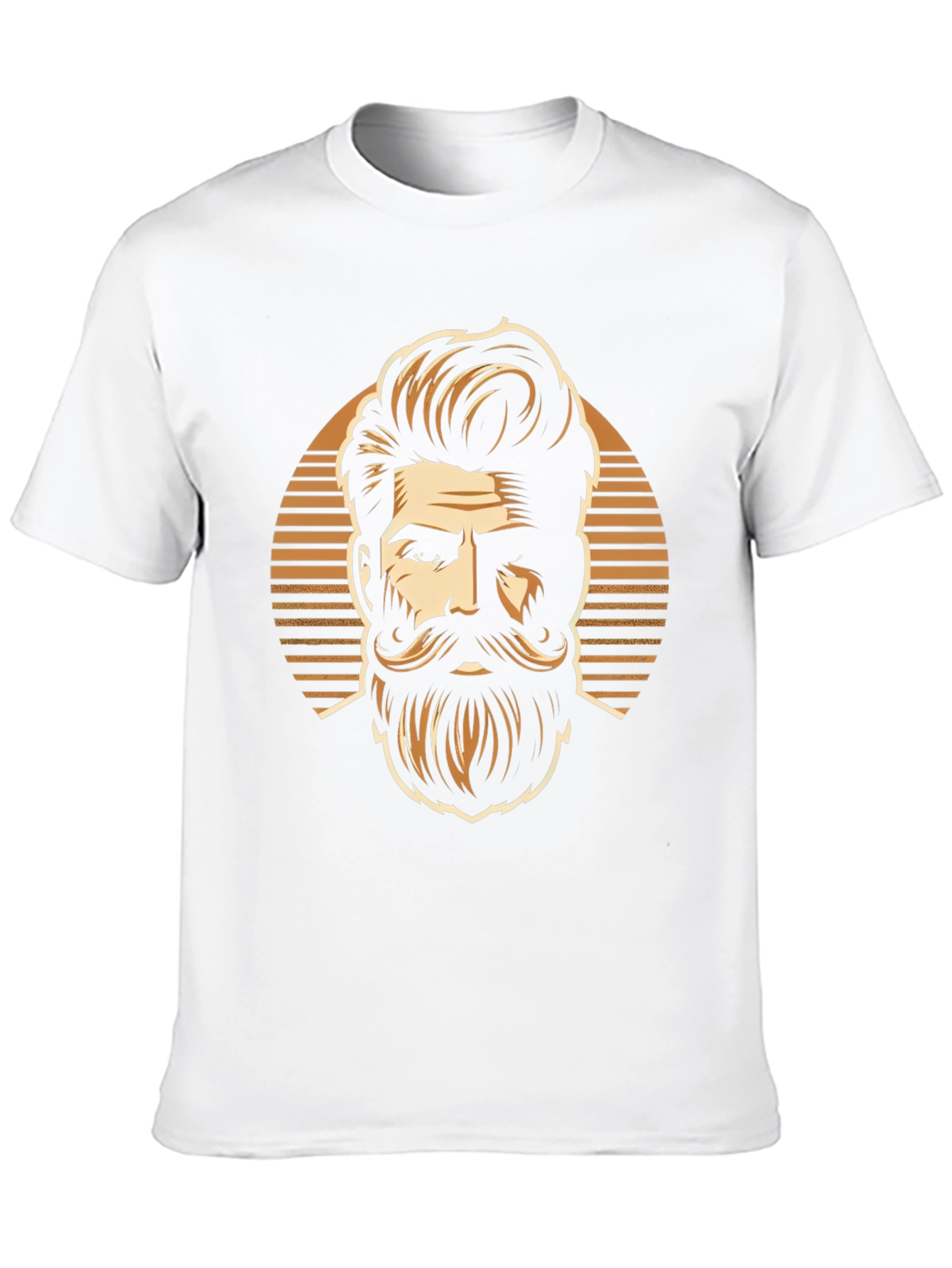 Bearded Man Graphic Tee - Stylish and Unique