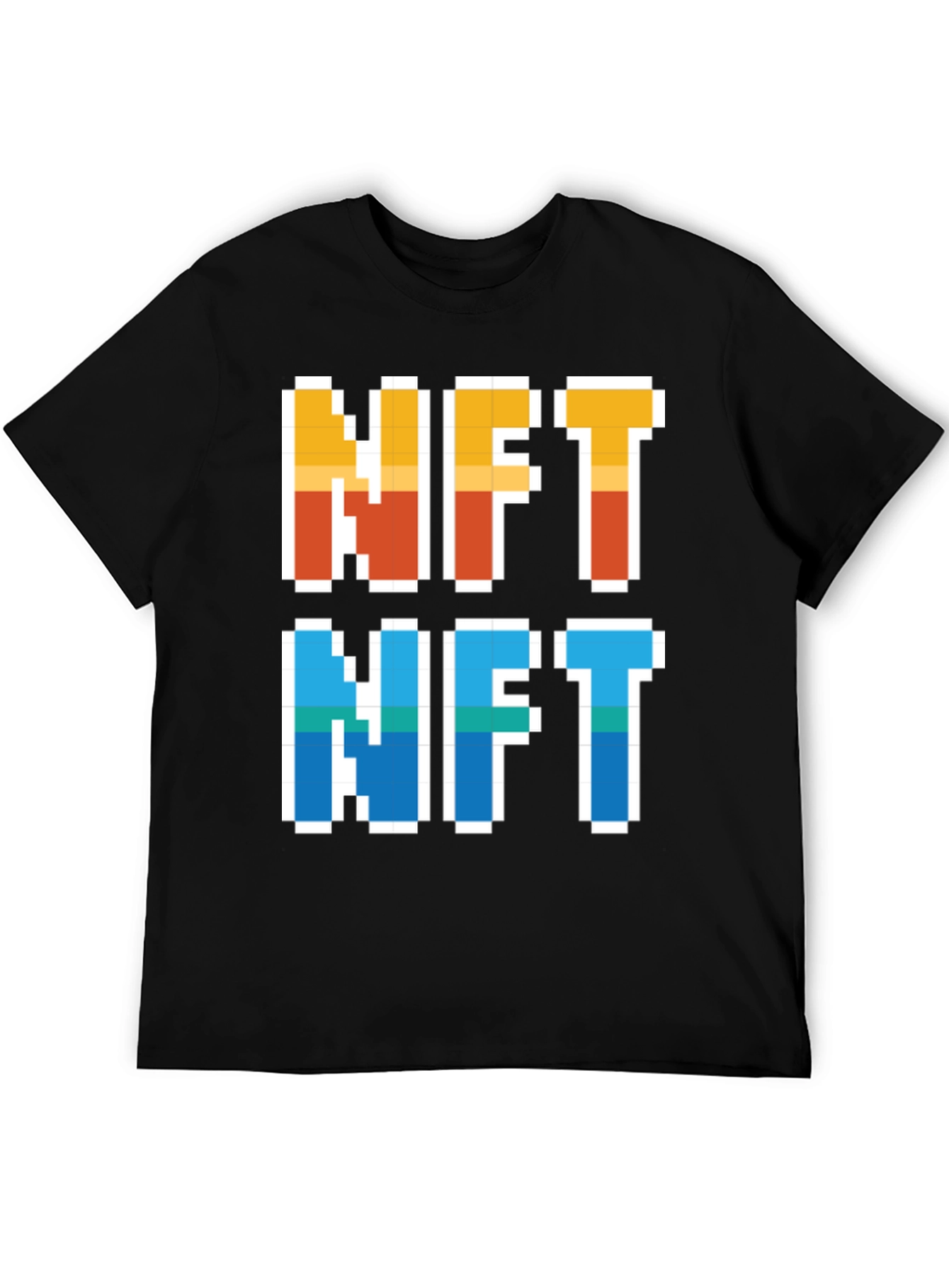 NFT Pixel Art T-Shirt - Crypto Collectibles Fashion