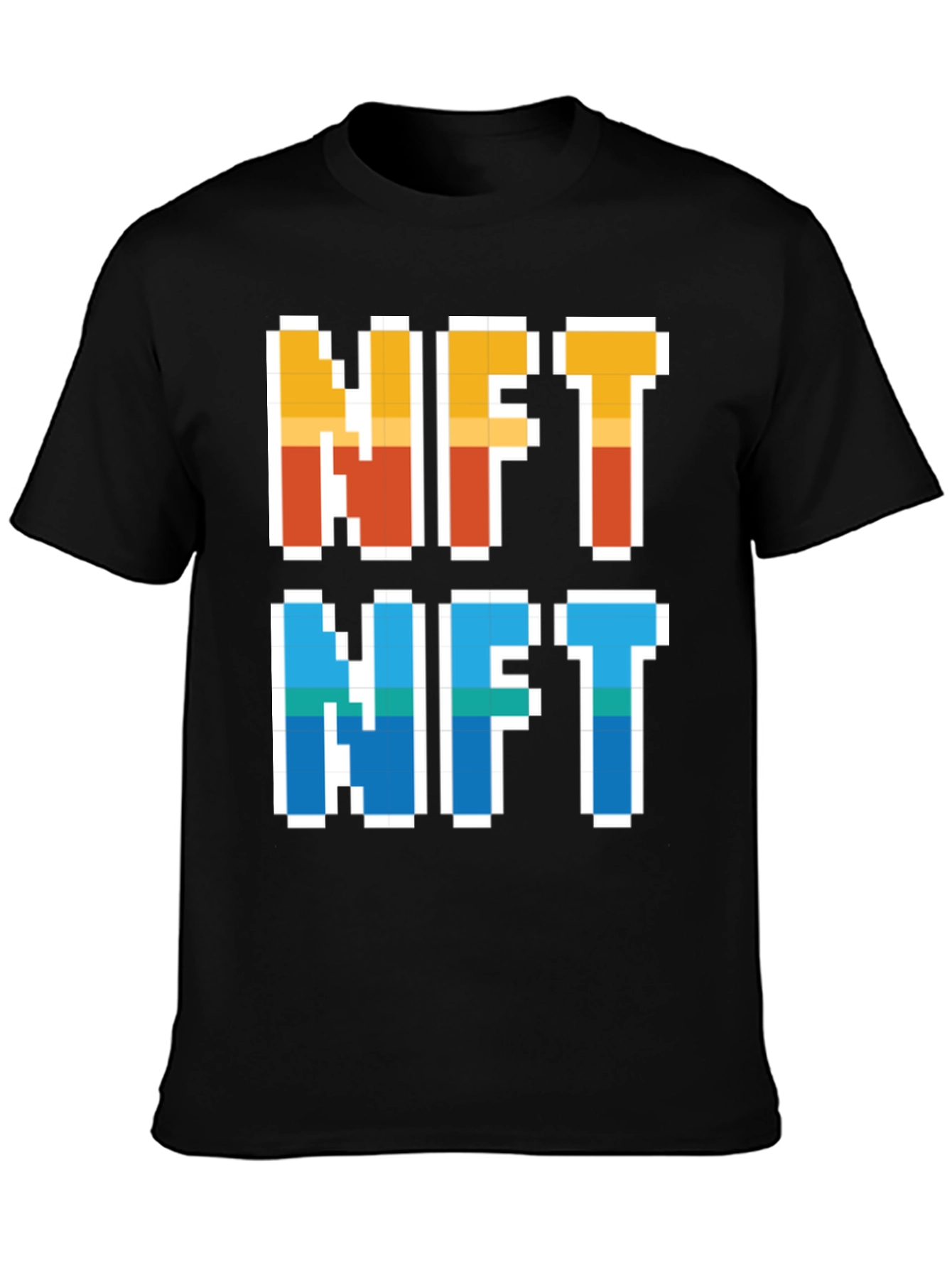 NFT Pixel Art T-Shirt - Crypto Collectibles Fashion