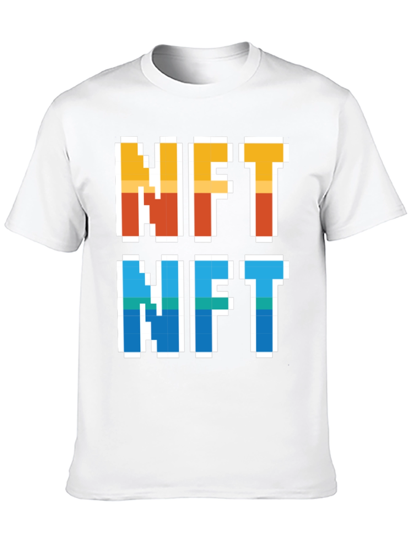 NFT Pixel Art T-Shirt - Crypto Collectibles Fashion