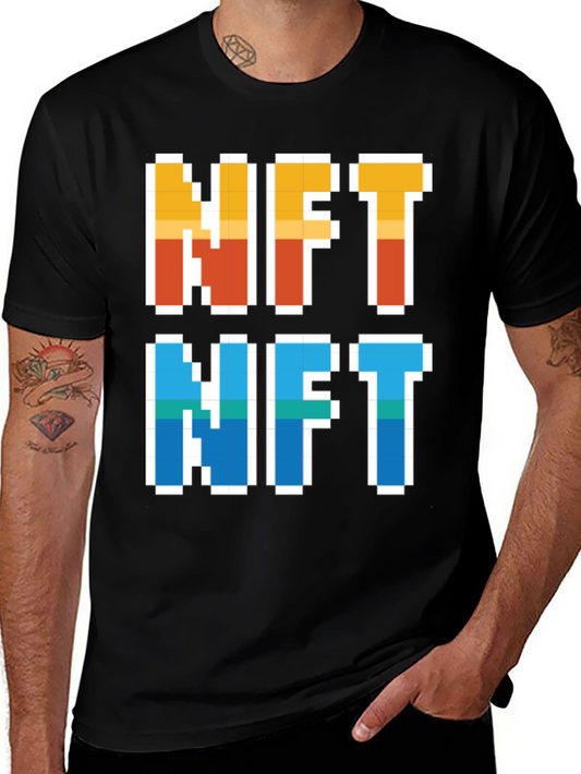 NFT Pixel Art T-Shirt - Crypto Collectibles Fashion