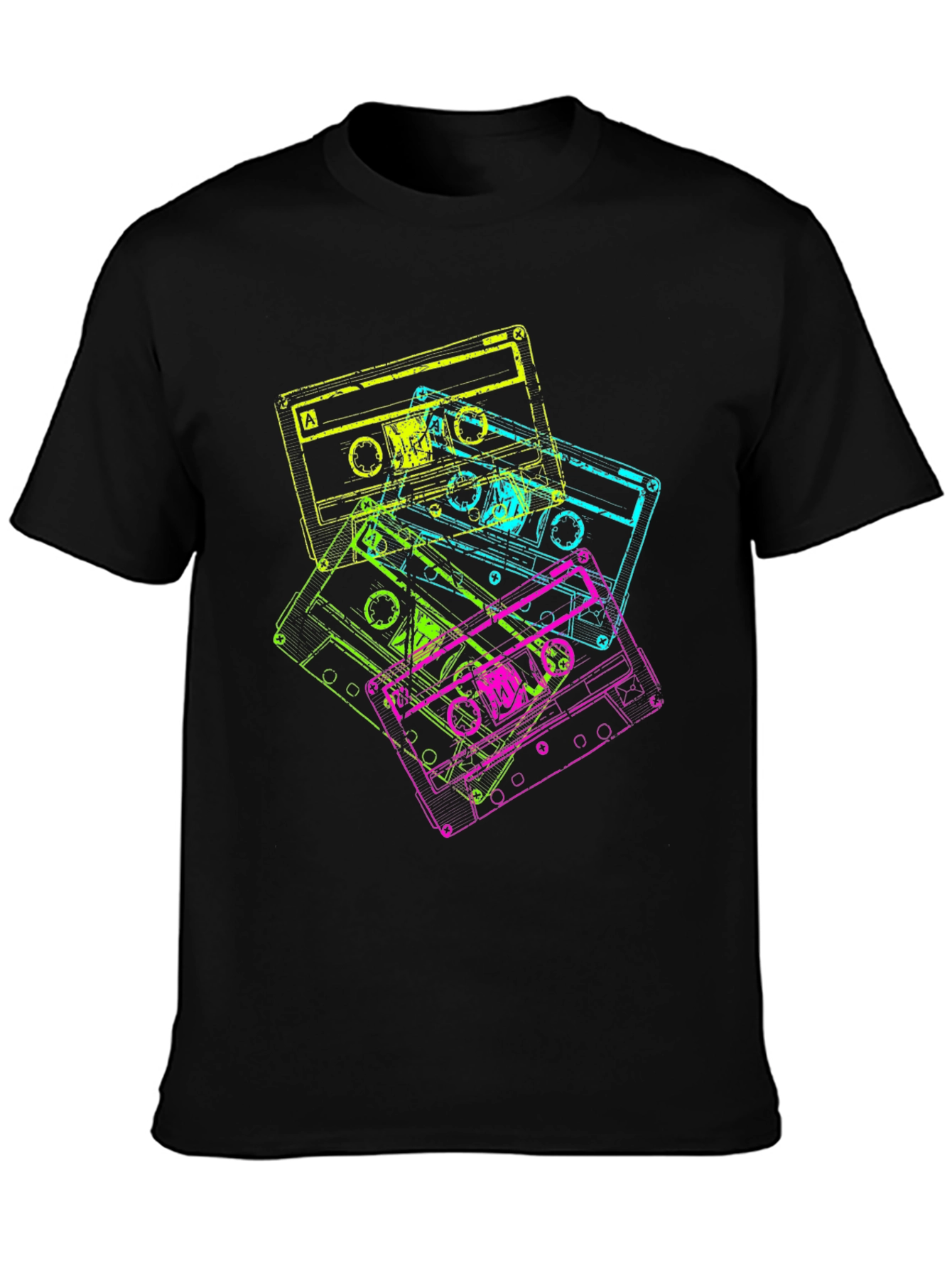 Retro Cassette Tape T-Shirt - 80s Style Tee