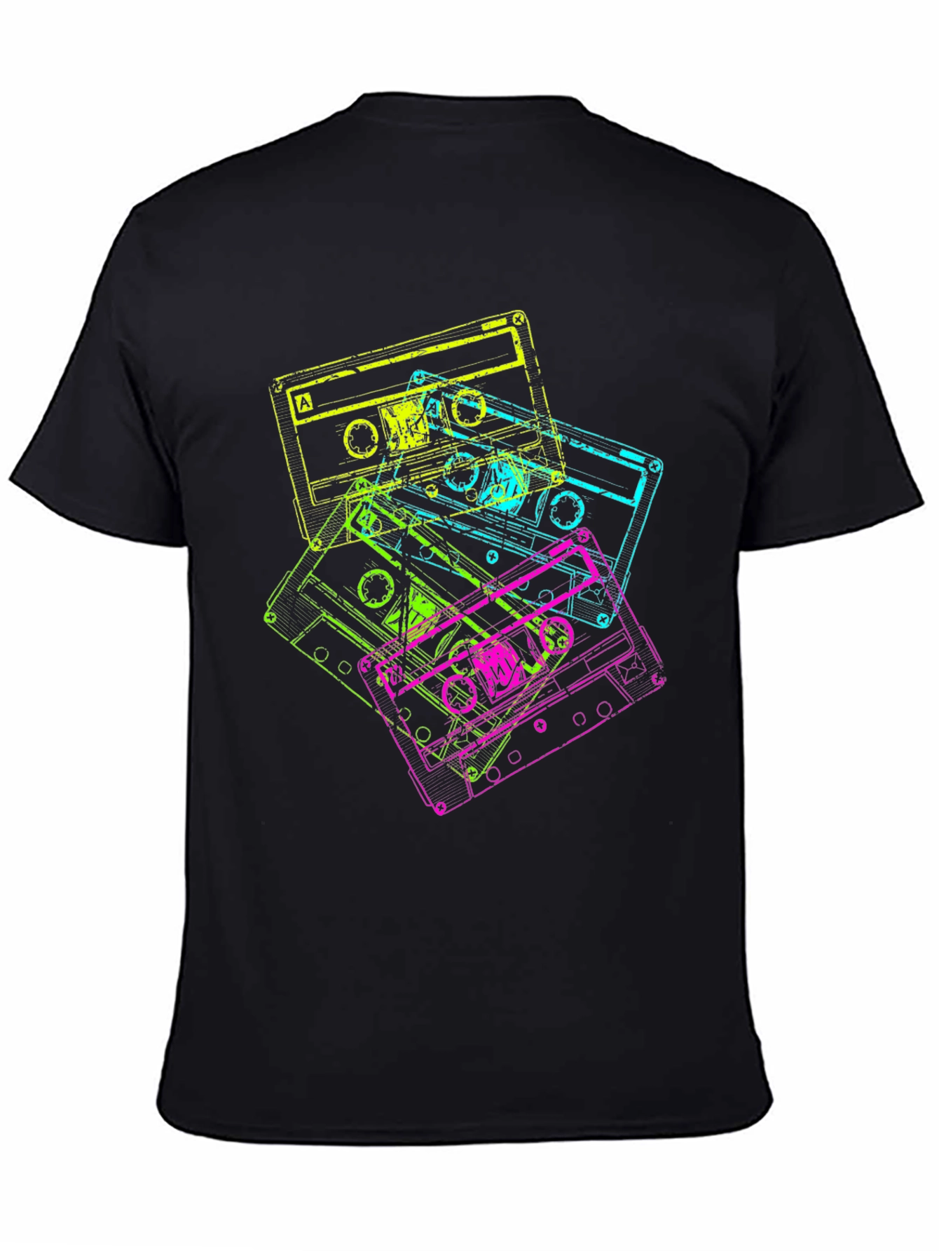Retro Cassette Tape T-Shirt - 80s Style Tee