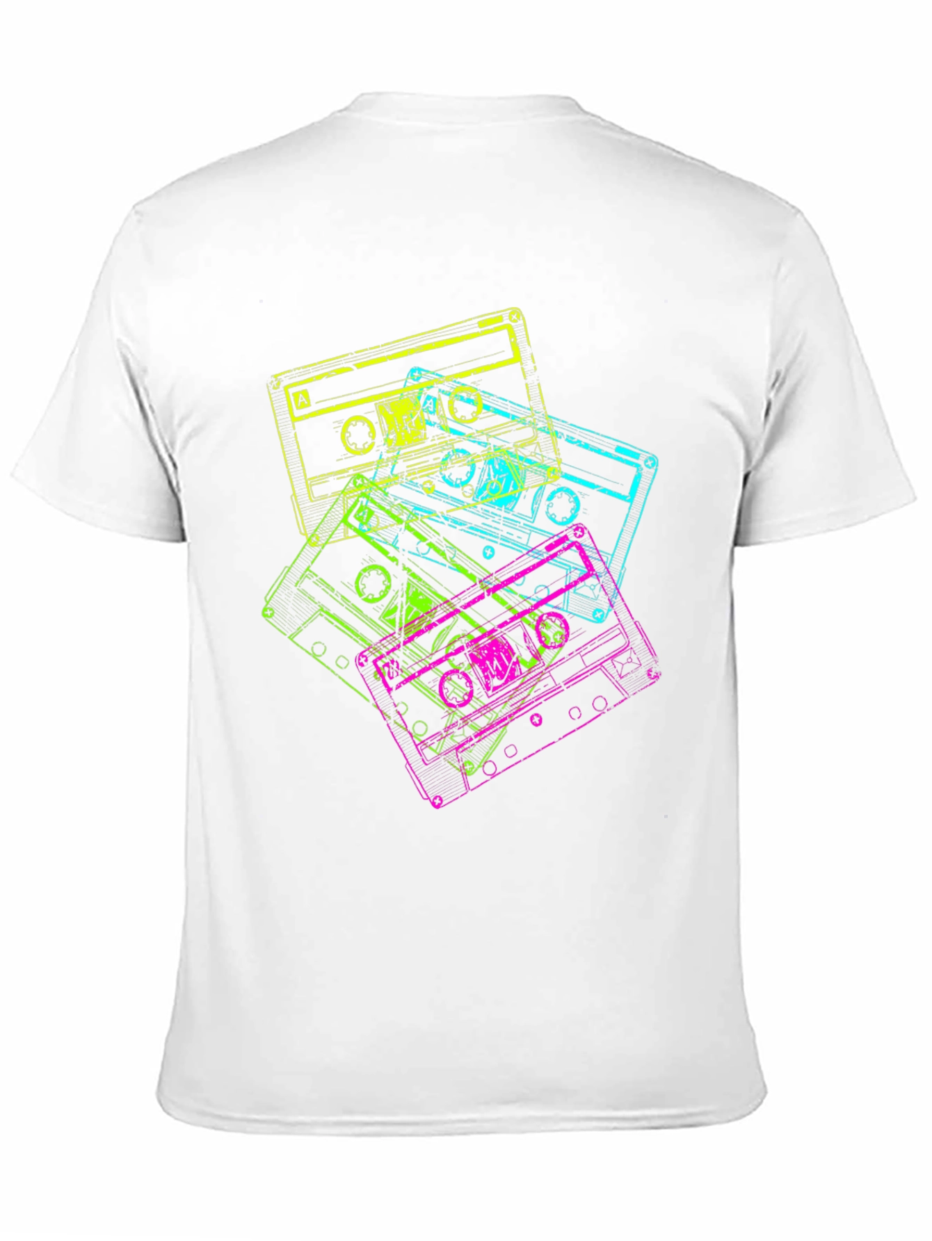 Retro Cassette Tape T-Shirt - 80s Style Tee